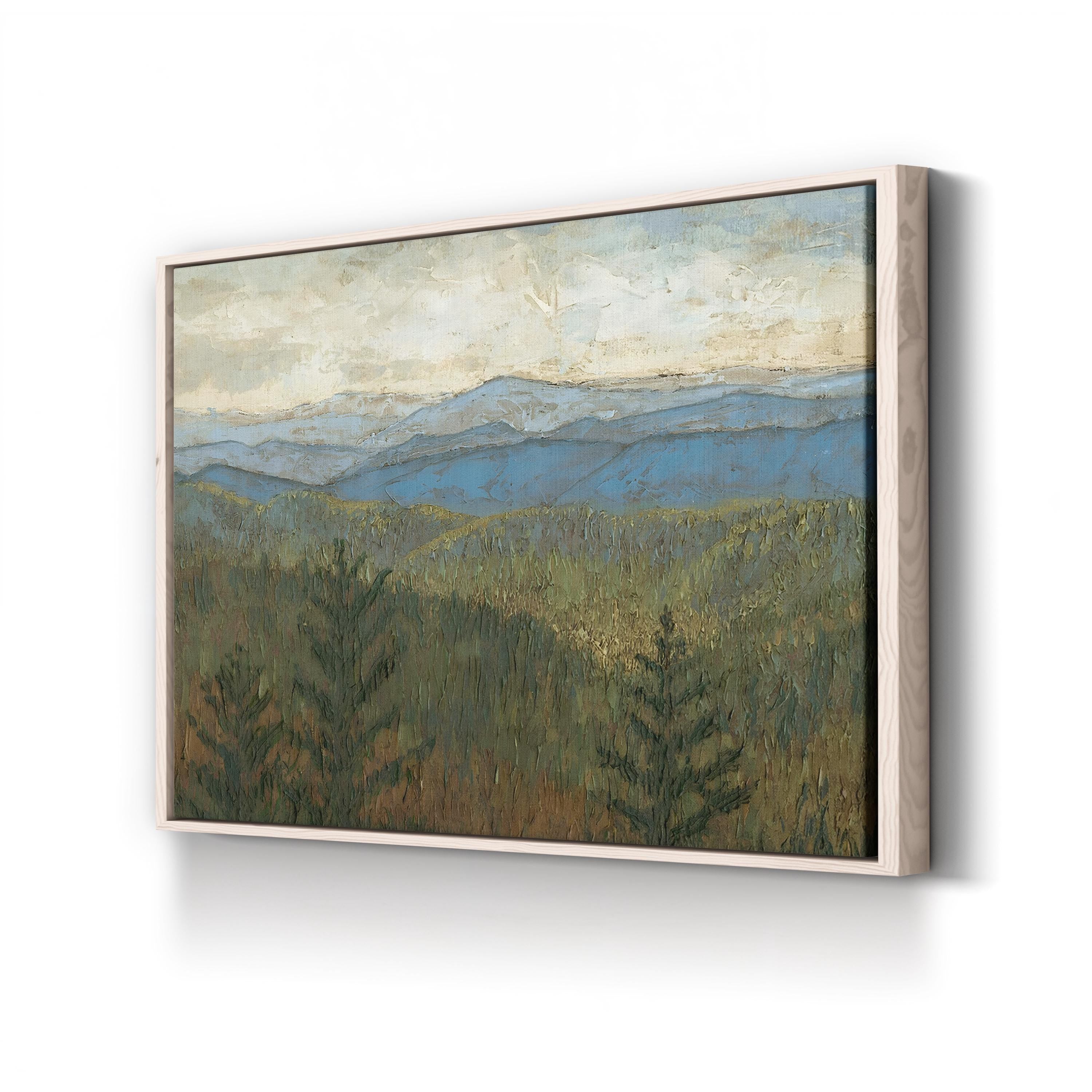 Blue Ridge View I Wall Art by Megan Meagher | Blue Ridge Mountains, Appalachian Region Landscape Canvas Print