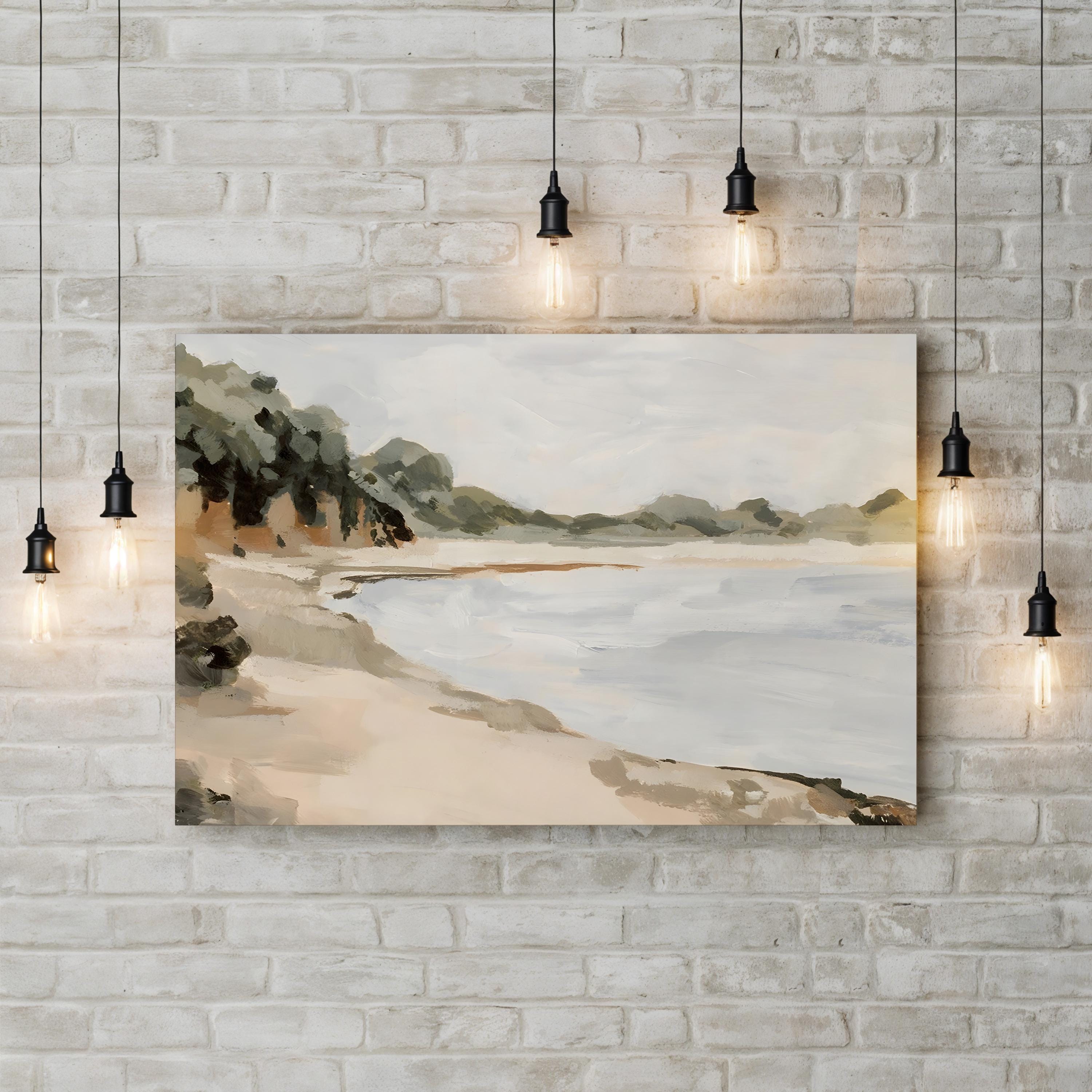 Bluff Bay II – Contemporary Coastal Beach Photography Wall Art by Victoria Barnes