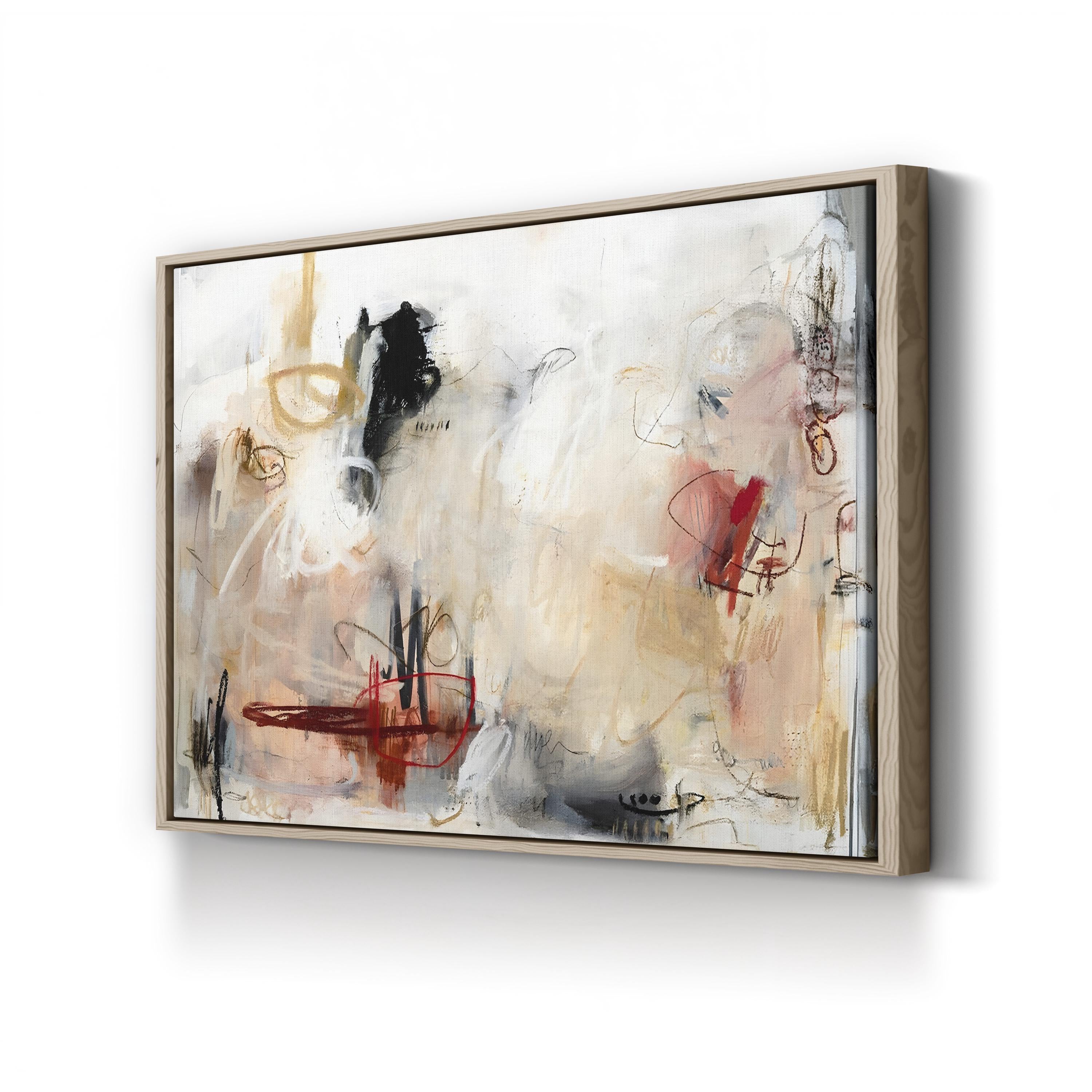 Bold and Fiery Wall Art by Studio B – Abstract Red, Orange & Black Canvas Print