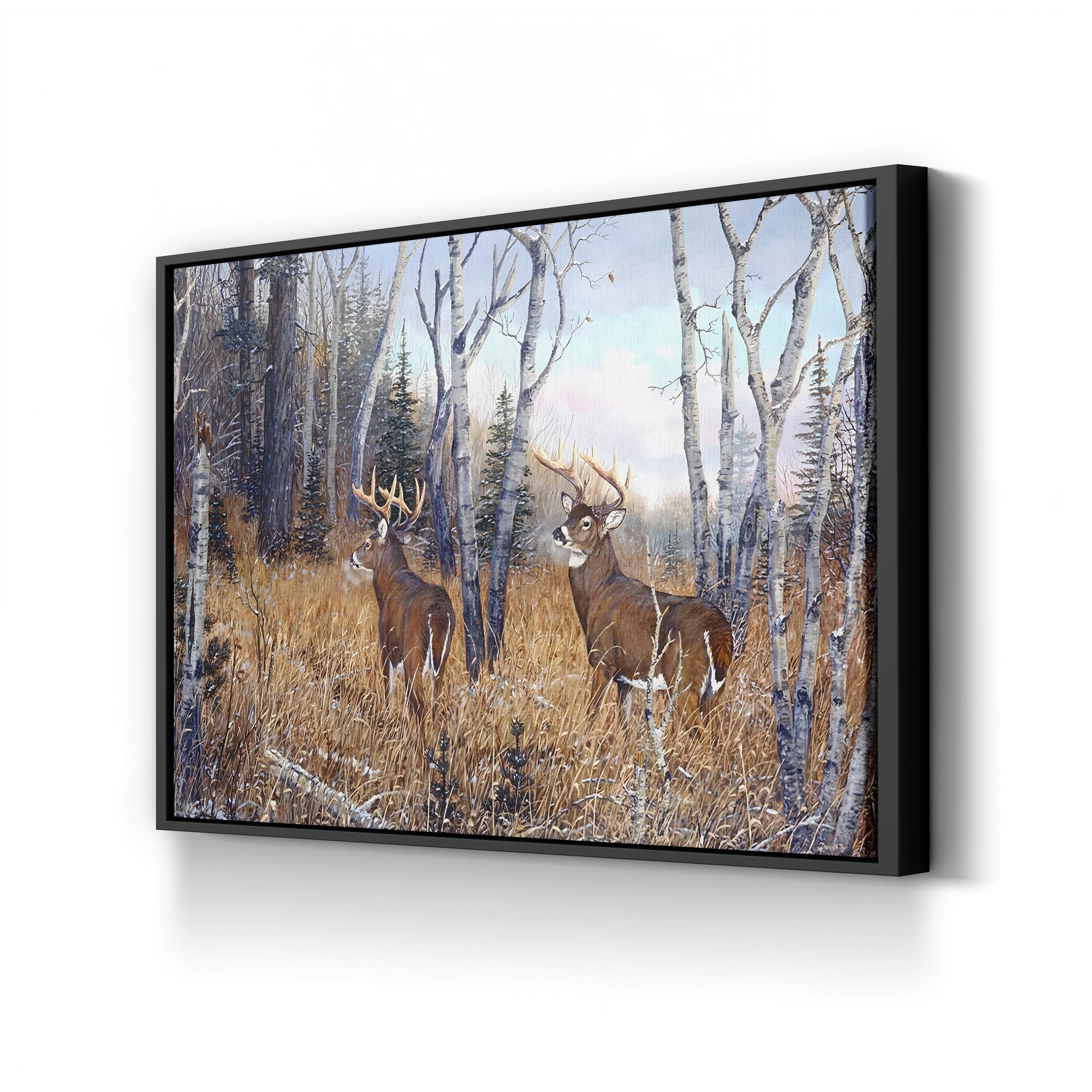 Bowhunters in Wooded Dream Landscape by Terry Doughty