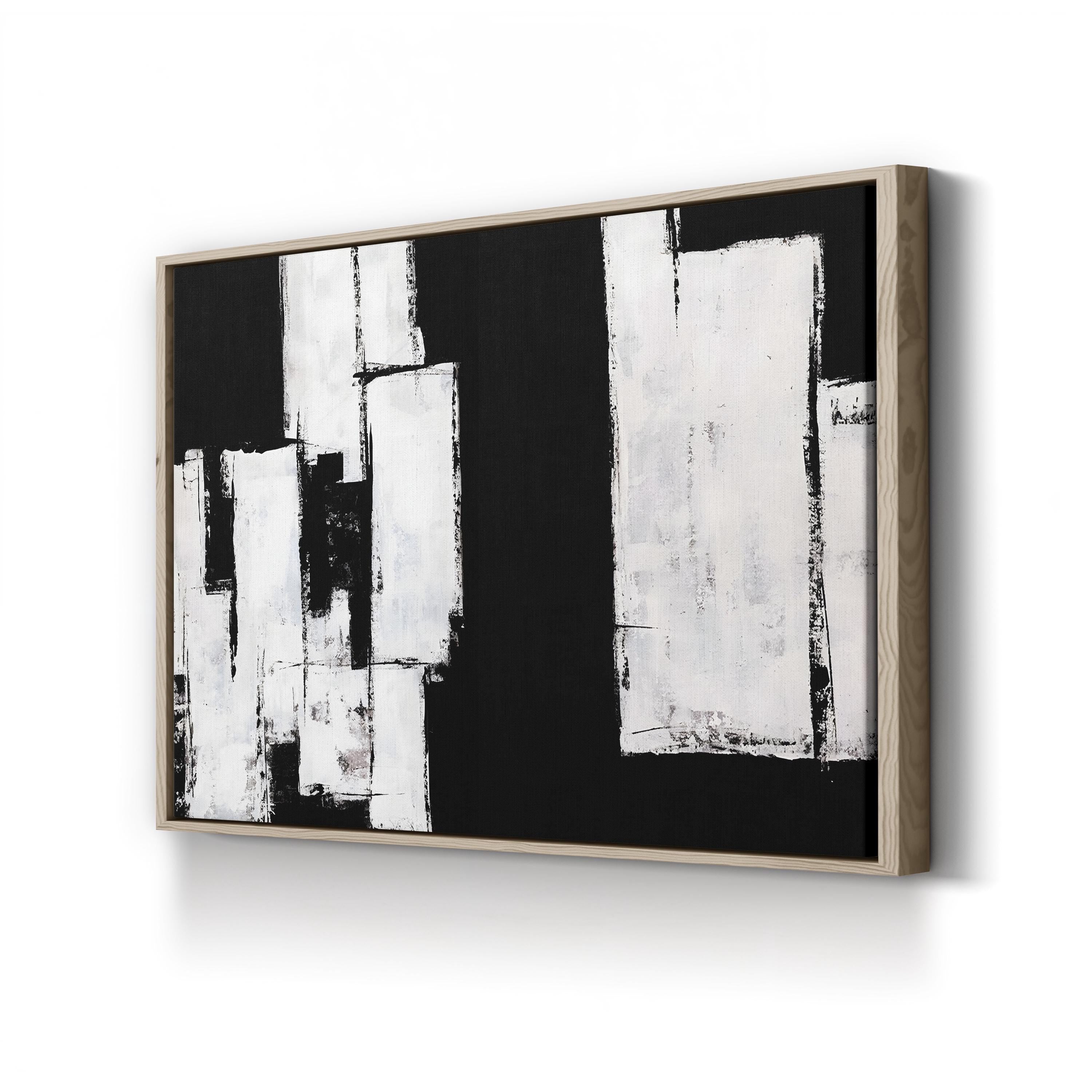 Break Down by Brent Abe canvas print in Oak Framed Canvas