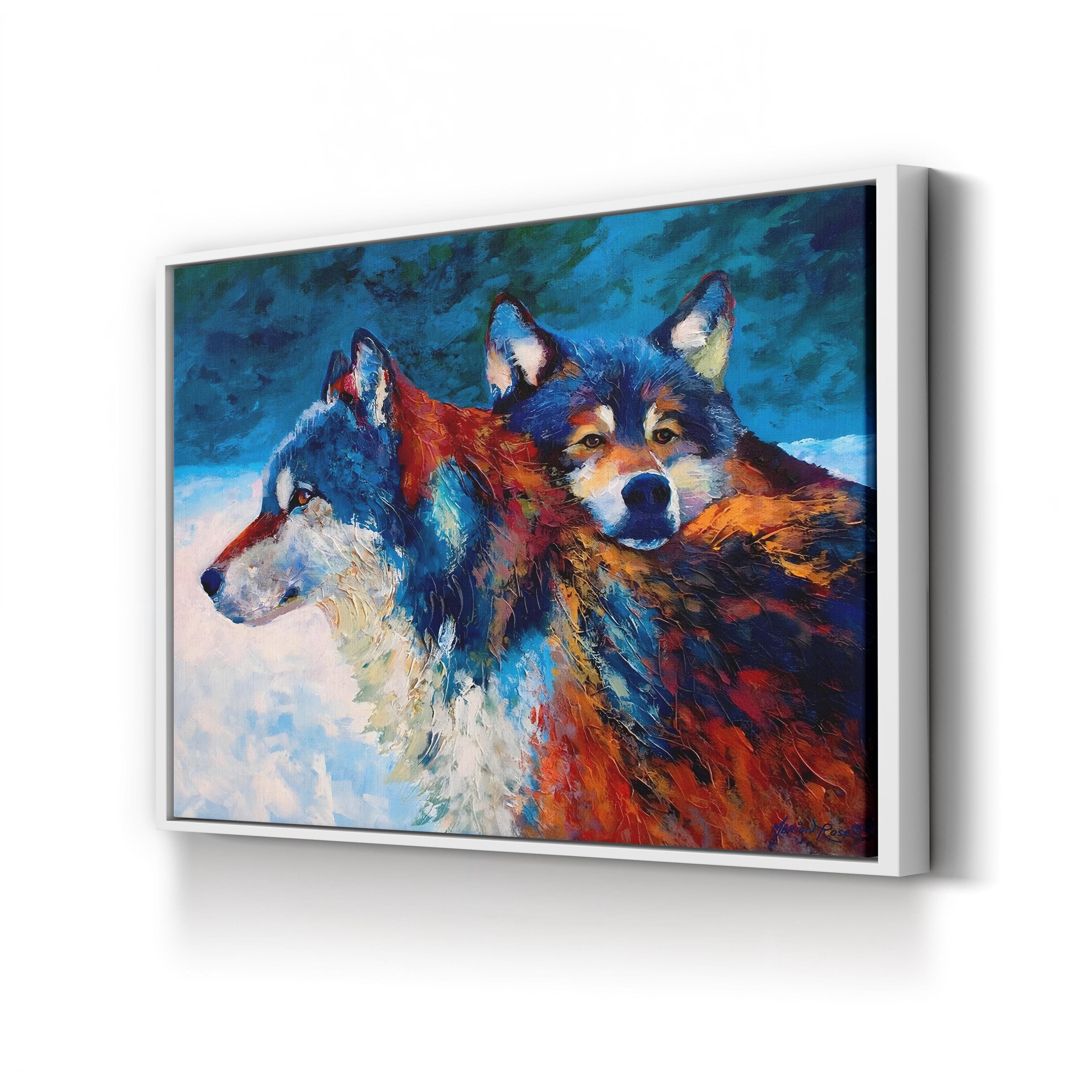 Buds Wall Art by Marion Rose – Contemporary Wolf Canvas Print