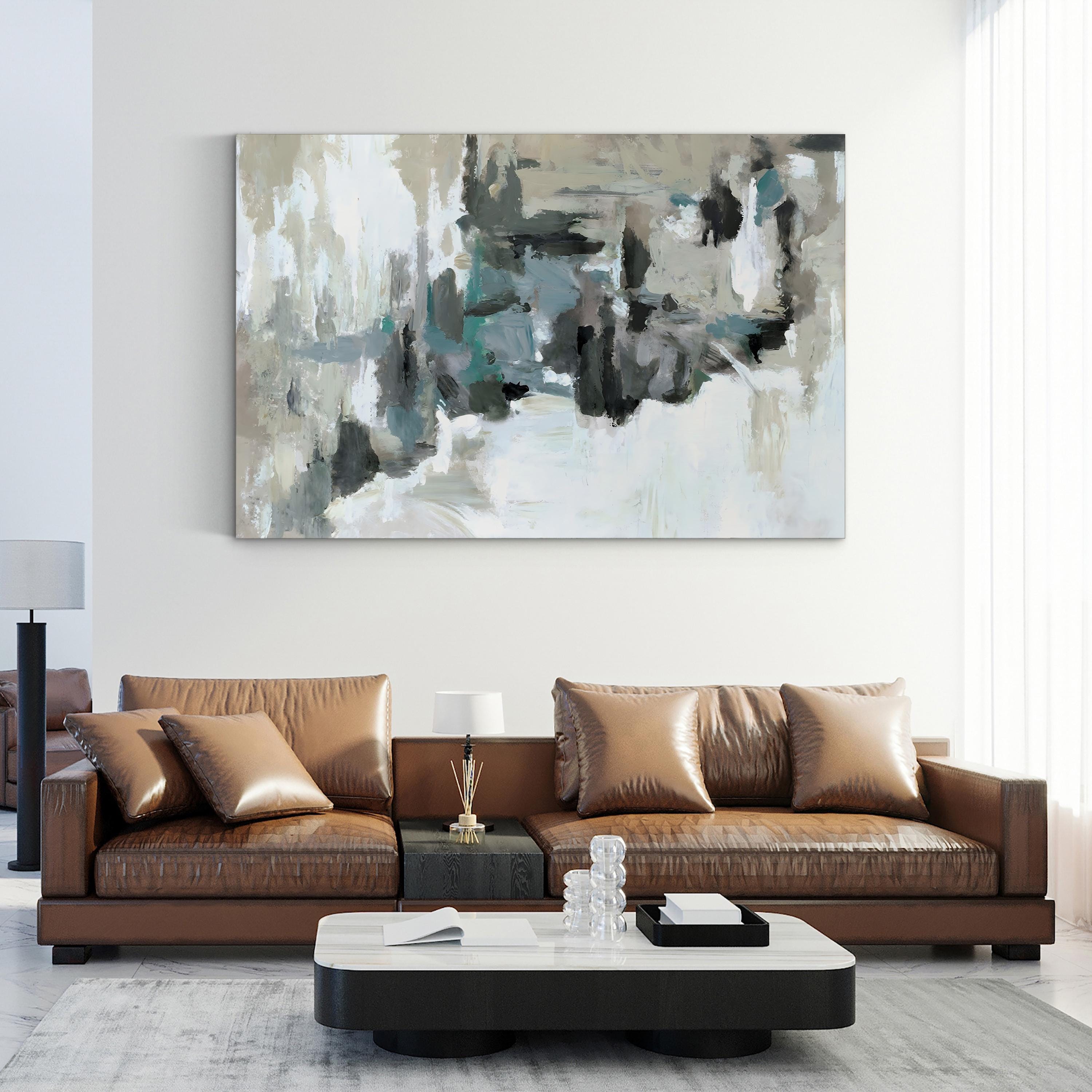Calm Before the Storm Wall Art by Circle Art Group – Abstract Ocean Seascape Canvas Print