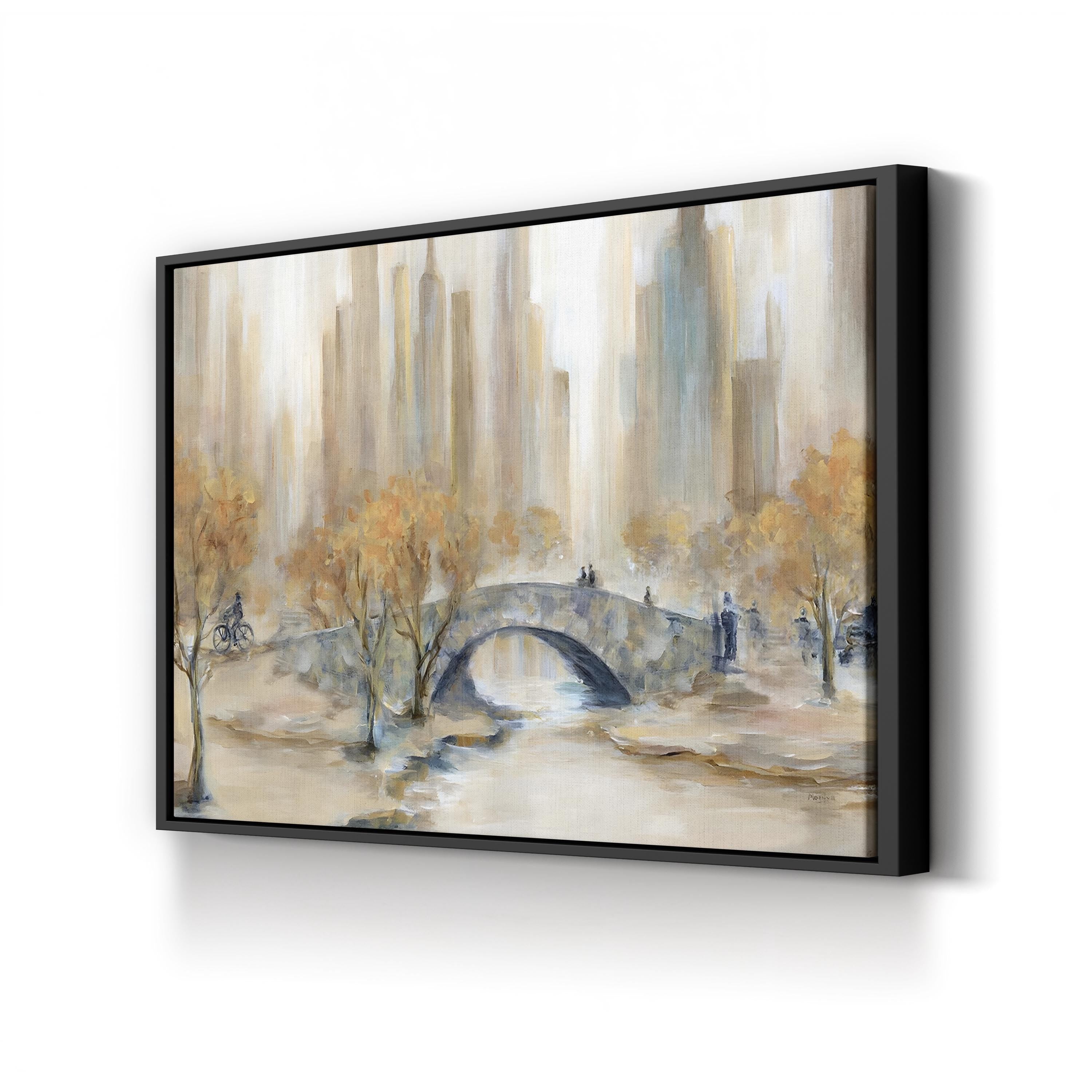 Central Park Autumn Canvas Art: New York City Fall Scene