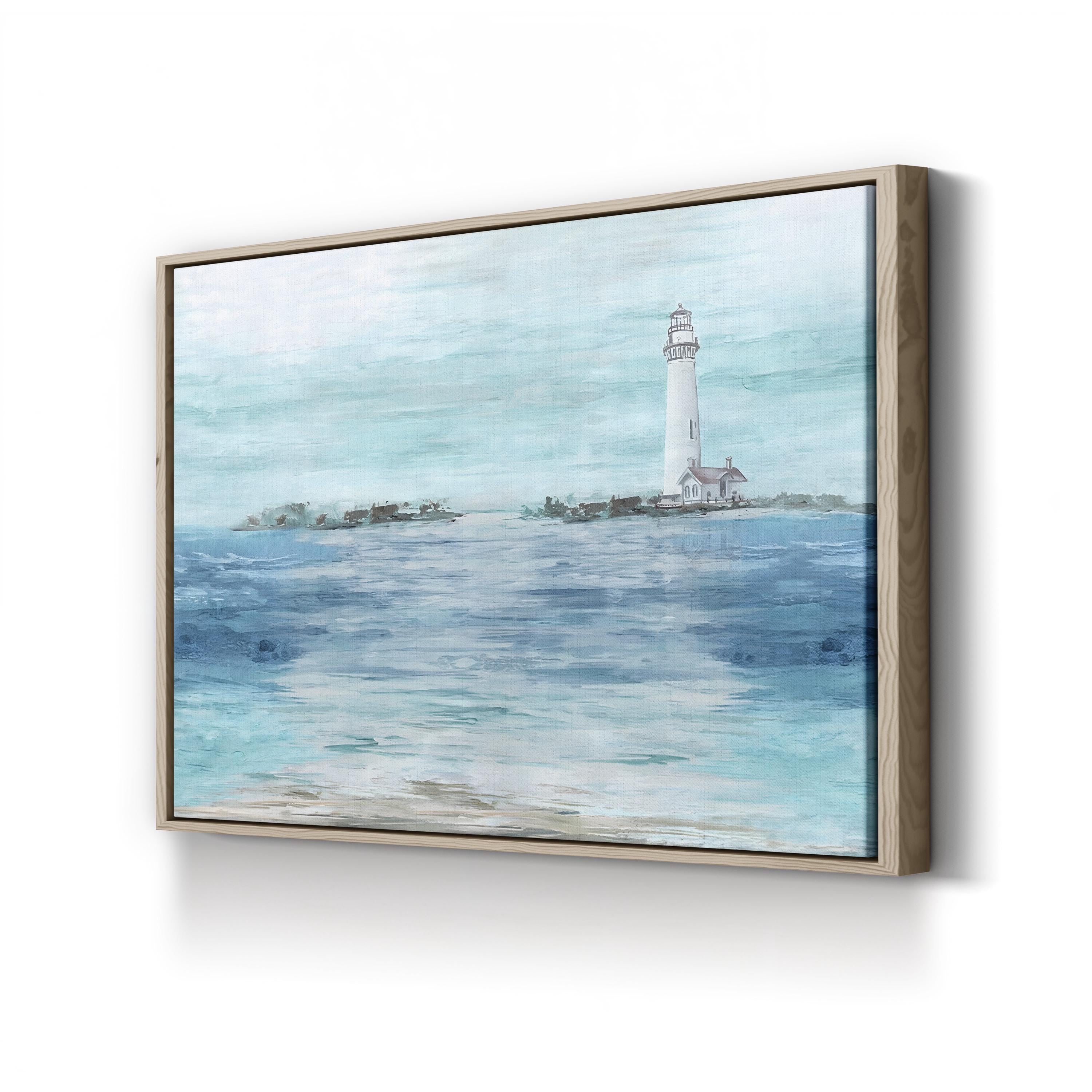 Coastal Lighthouse | Nautical Ocean Landscape Wall Art by Eva Watts