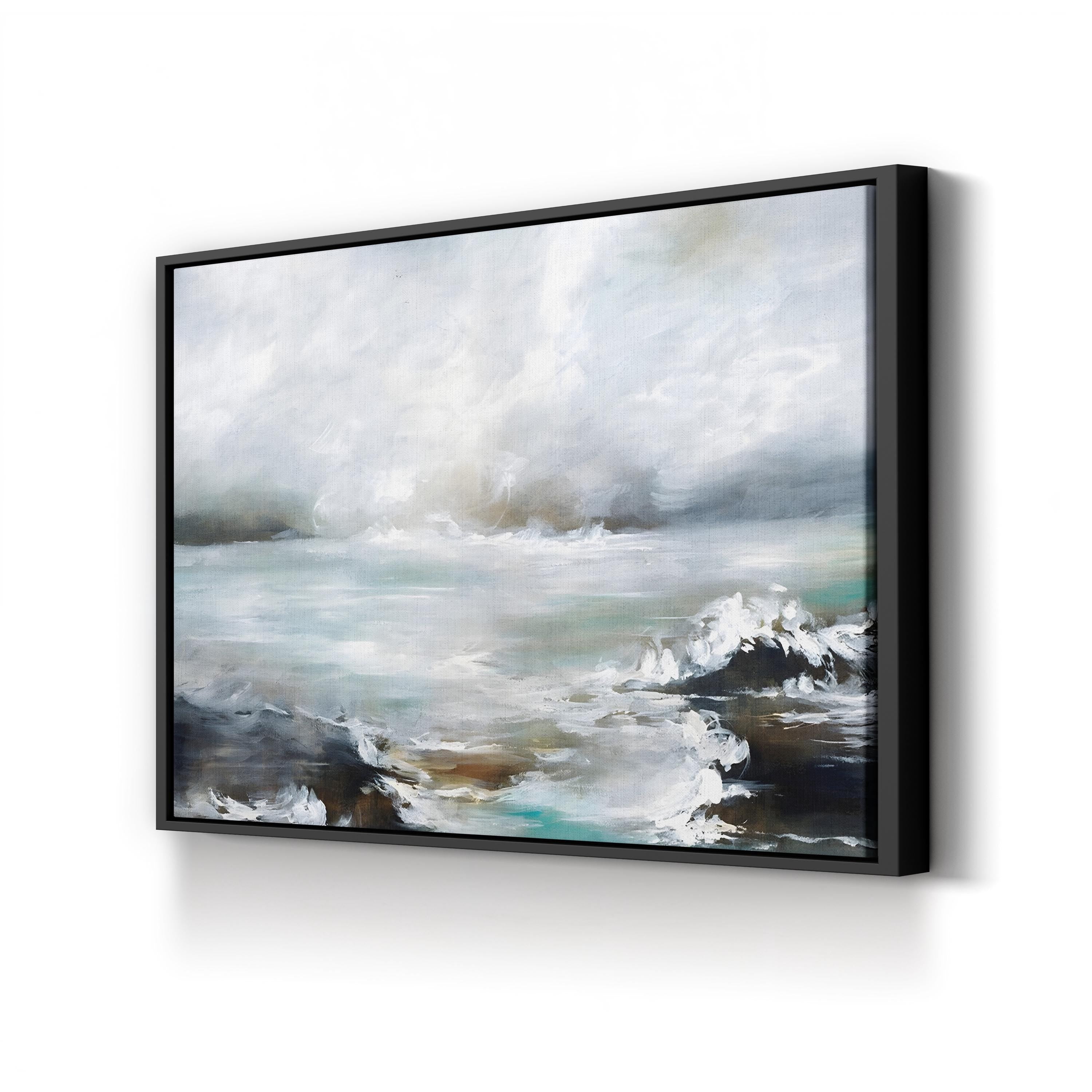 Coastal View III Seascape – Rikki Drotar Wall Art | Contemporary Seascape Canvas Print