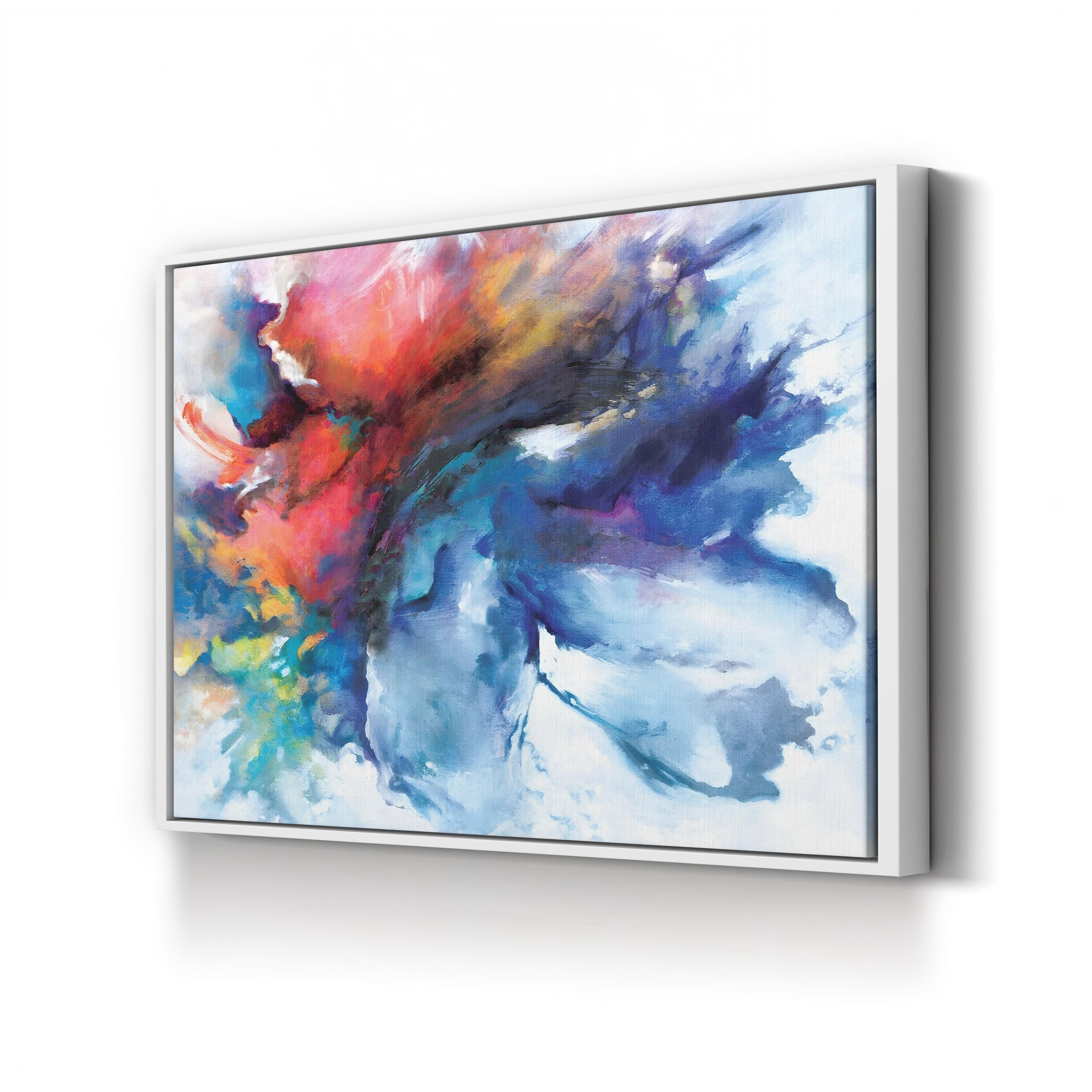 Color Burst – Contemporary Abstract Expressionist Wall Art by Circle Art Group