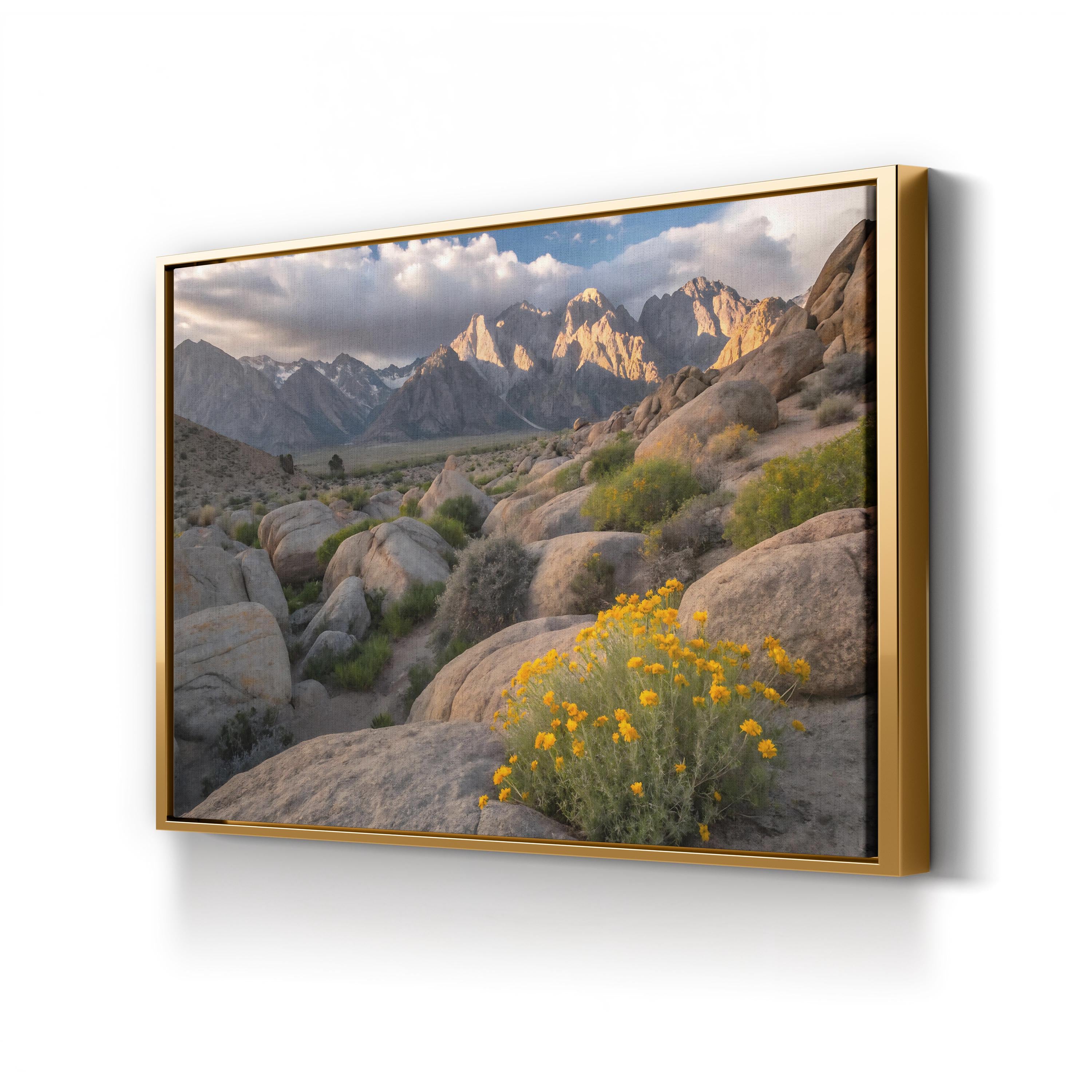 Tranquil Mountain Silence – Vintage Photography Wall Art | Peaceful Nature Canvas Print