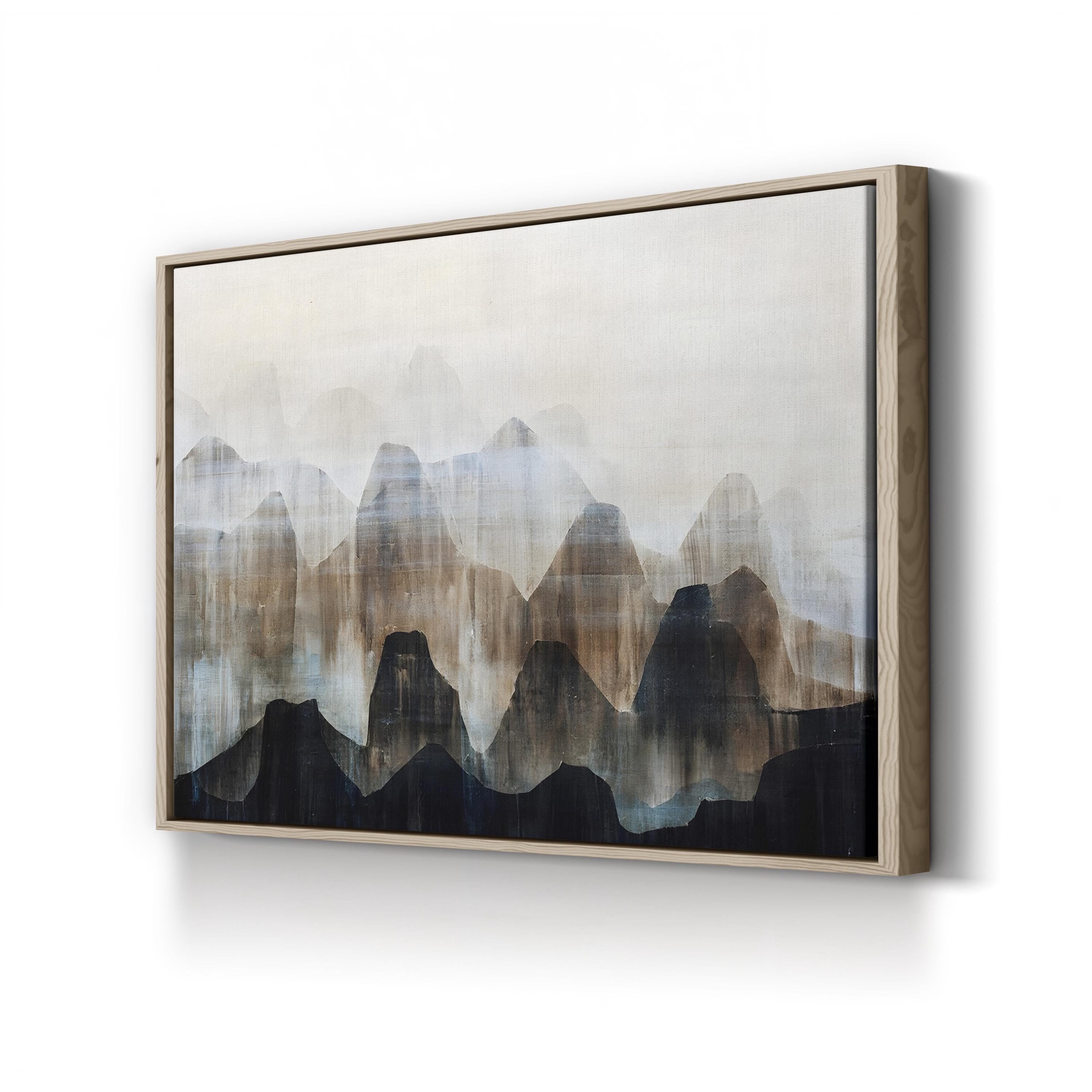 Distant Vistas II Wall Art by Farrell Douglass | Abstract Mountain Landscape in Earth Tones