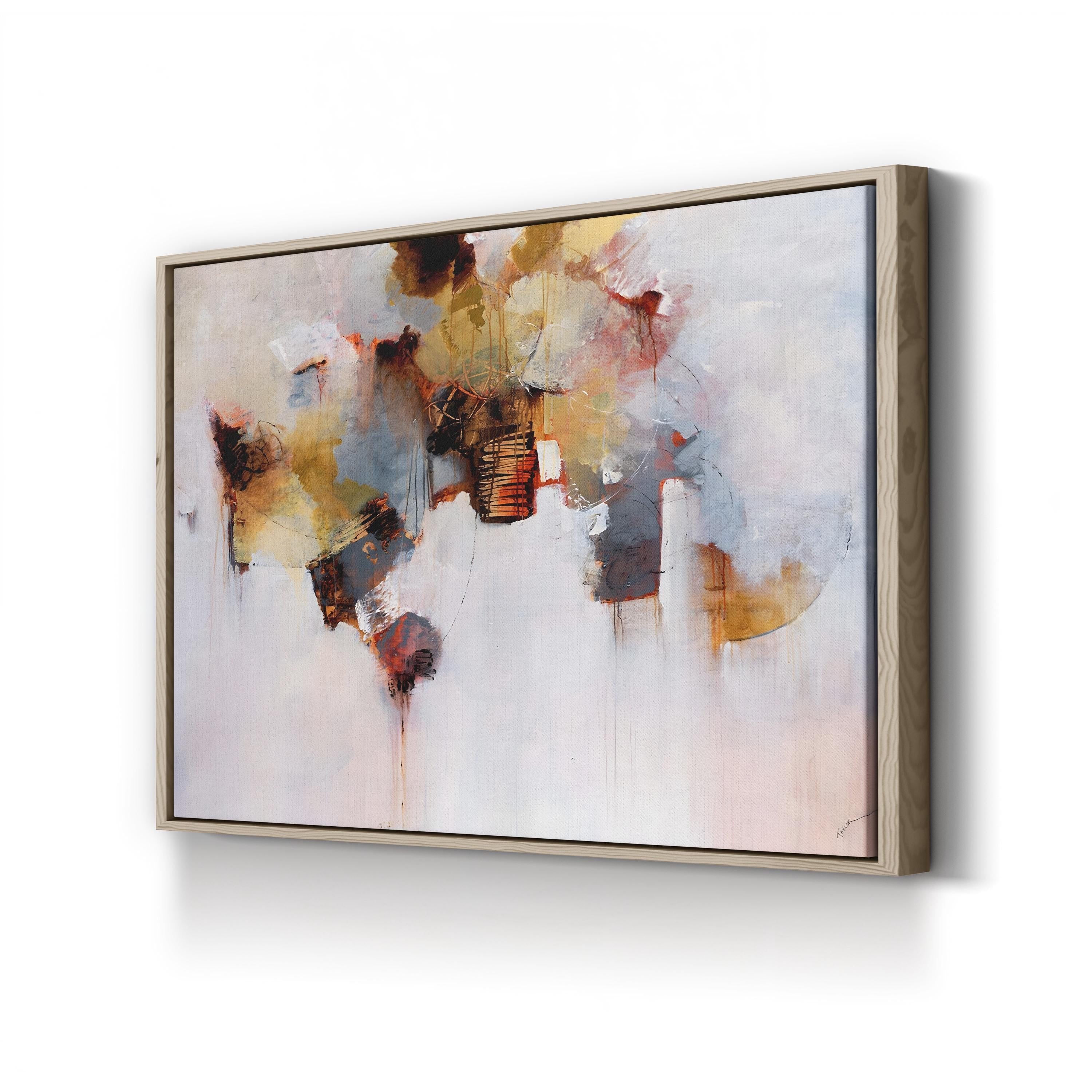Earthenware – Contemporary Abstract Textured Wall Art by Kari Taylor