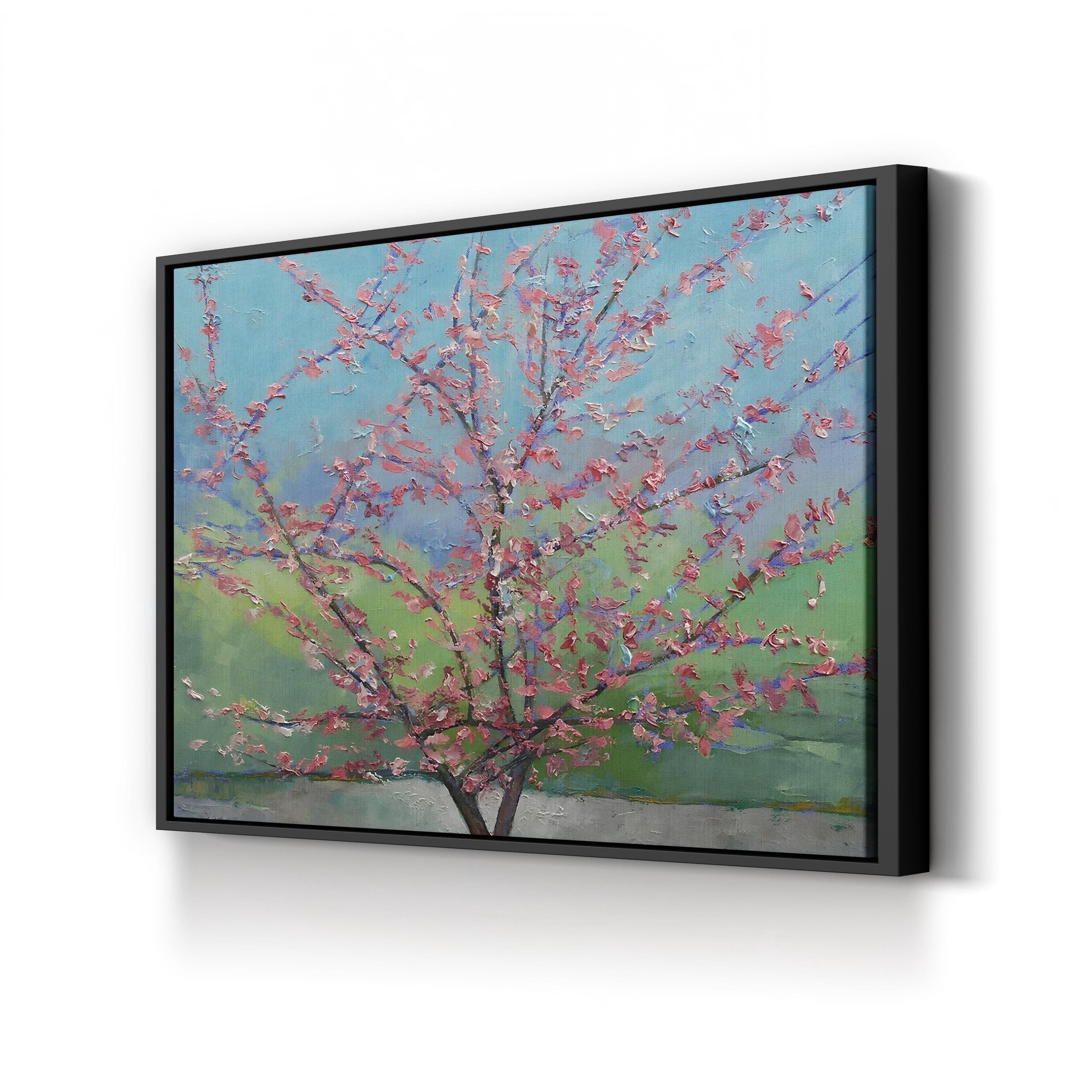 Cherry Blossom Tree Art: Spring Canvas Painting by Michael Creese