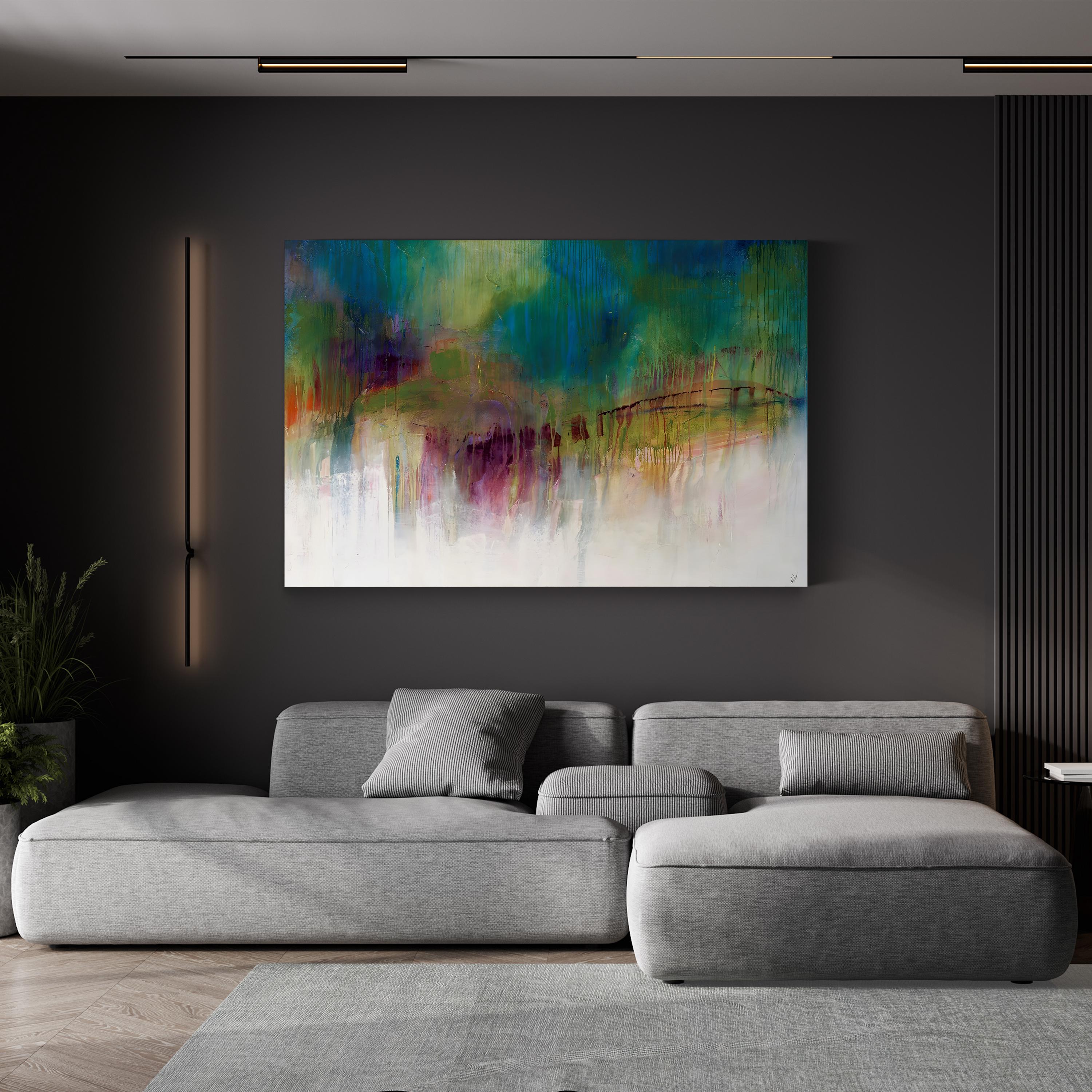 Efflorence Spring Wall Art by Joshua Schicker – Abstract Floral Canvas Print