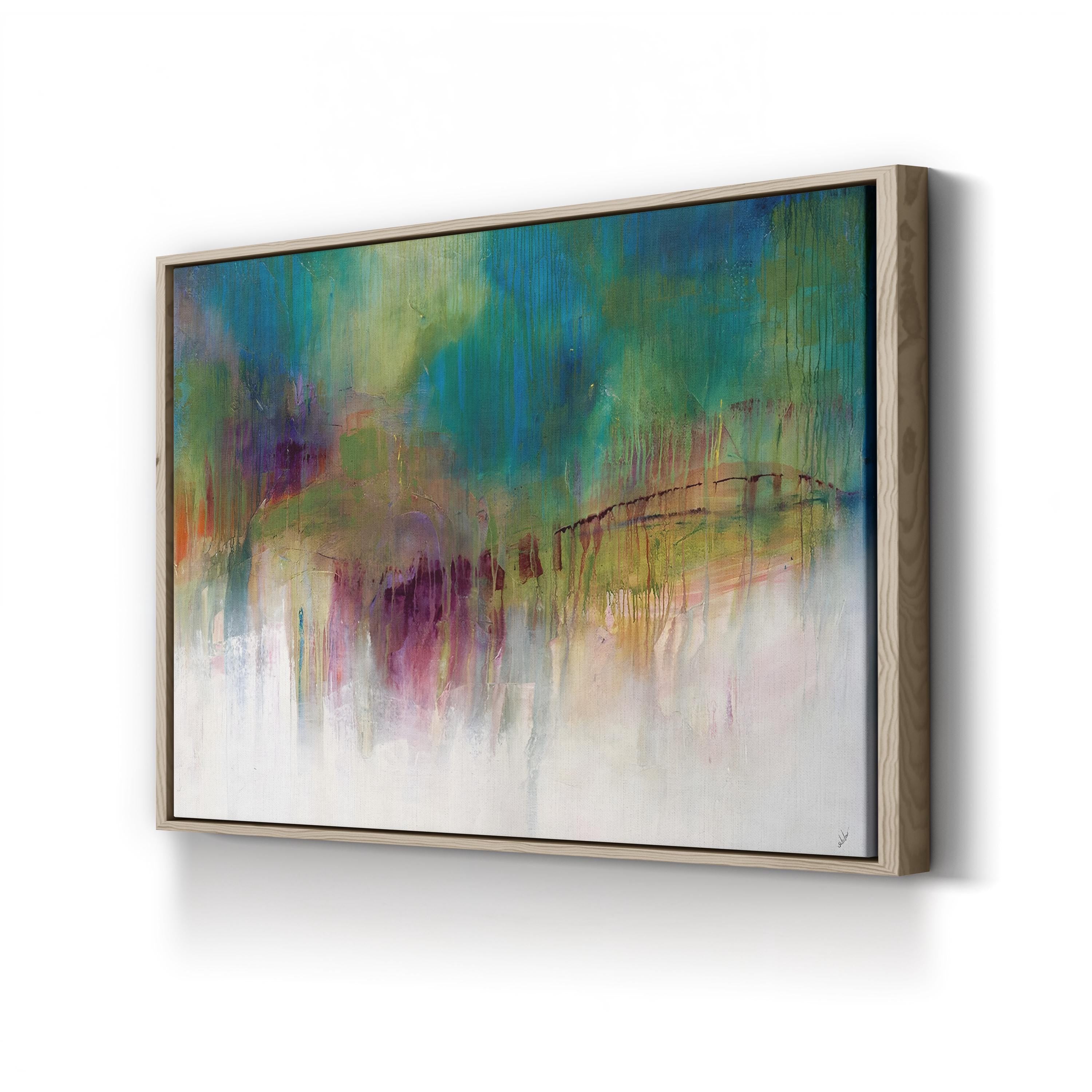 Efflorence Spring Wall Art by Joshua Schicker – Abstract Floral Canvas Print