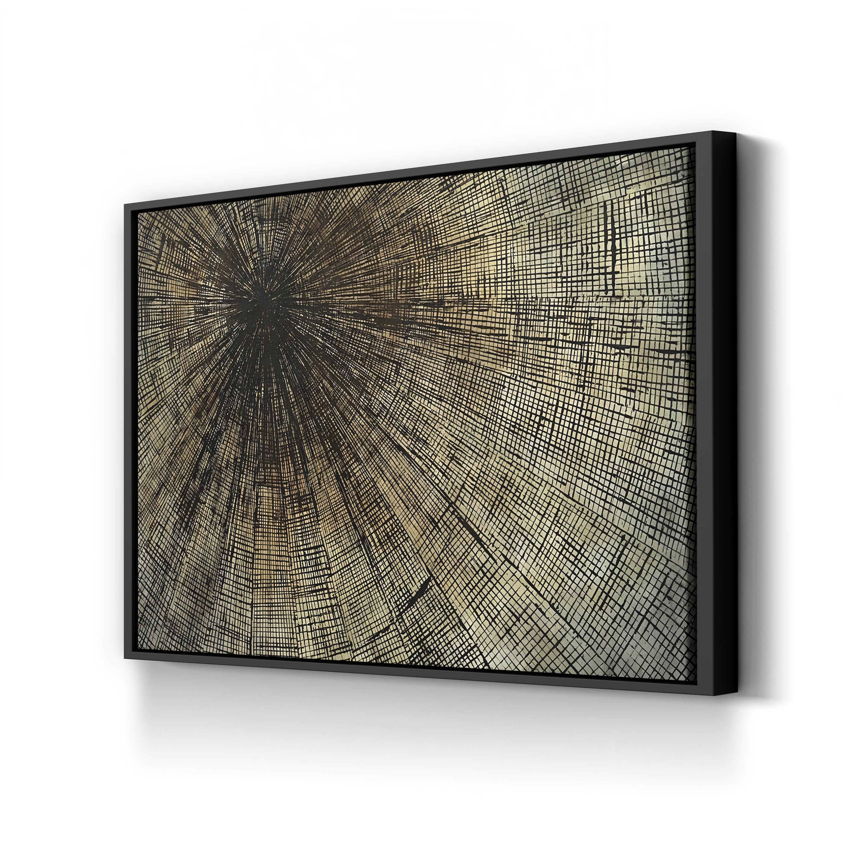 Enmeshed – Contemporary Abstract Linear Wall Art by Kari Taylor
