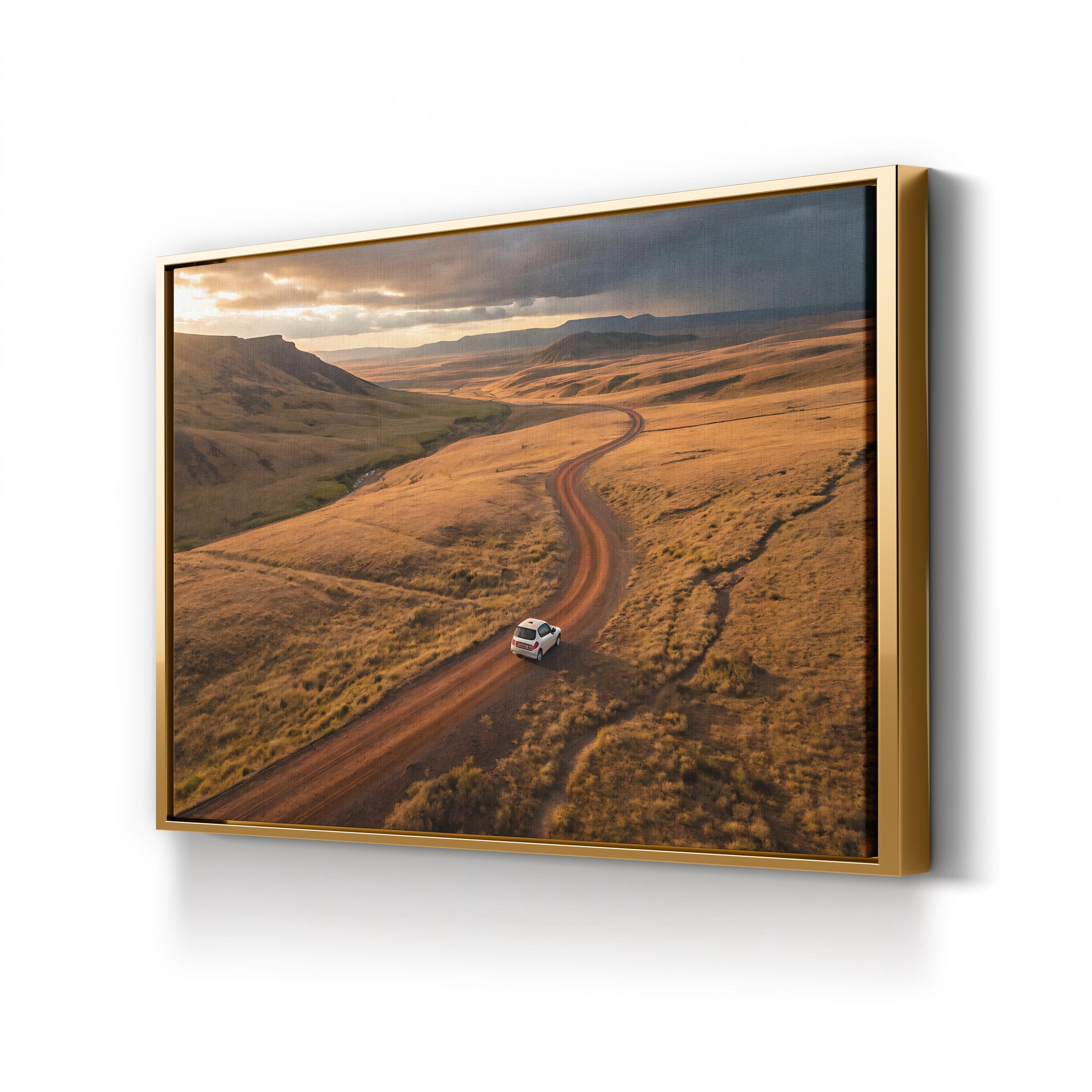 Iceland Mars Volcanic Terrain – Vintage Photography Wall Art | Rugged Landscape Canvas Print