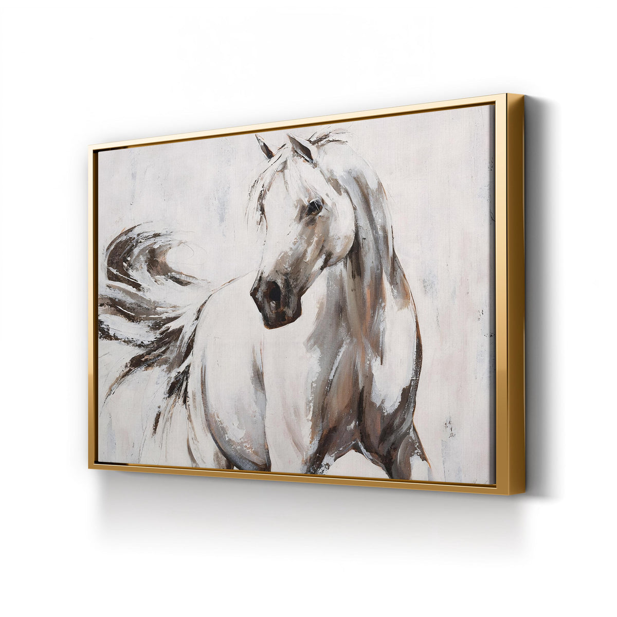 Every Move, by Sydney Edmunds canvas print in Gold Framed Canvas