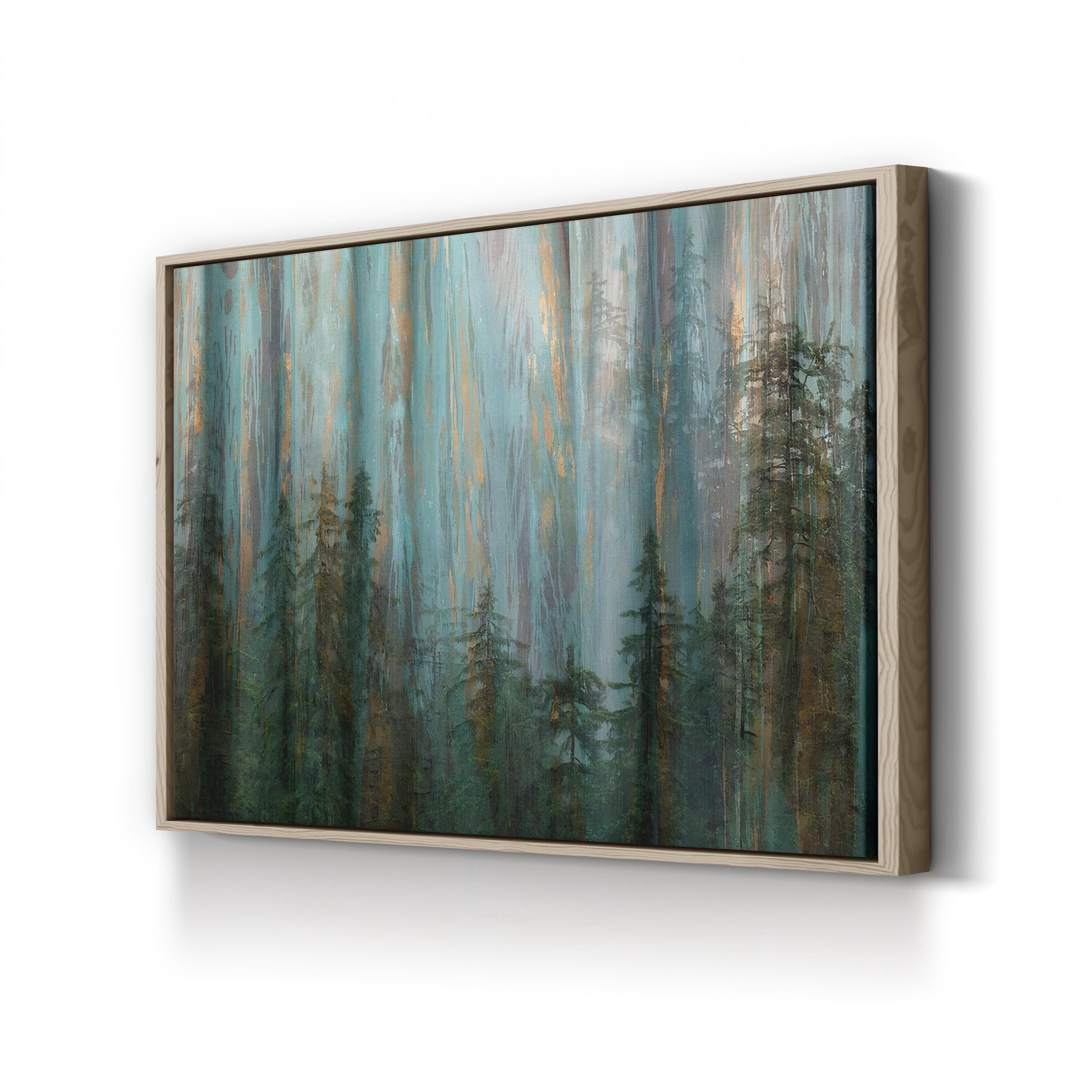 Forest I Wall Art – Tranquil Abstract Forest Canvas by Kathy Mahan