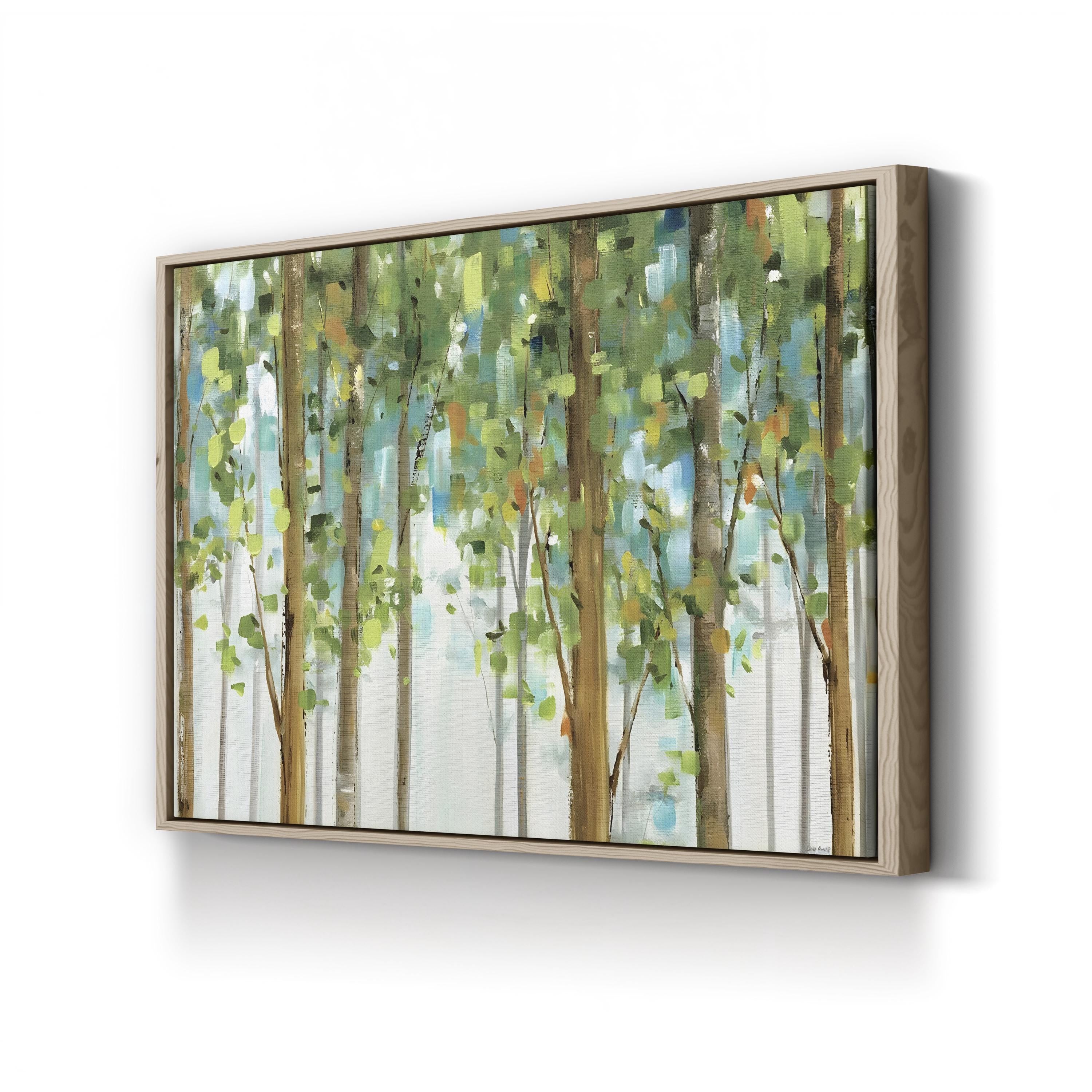 Forest Study I Wall Art by Lisa Audit – Contemporary Abstract Forest Canvas