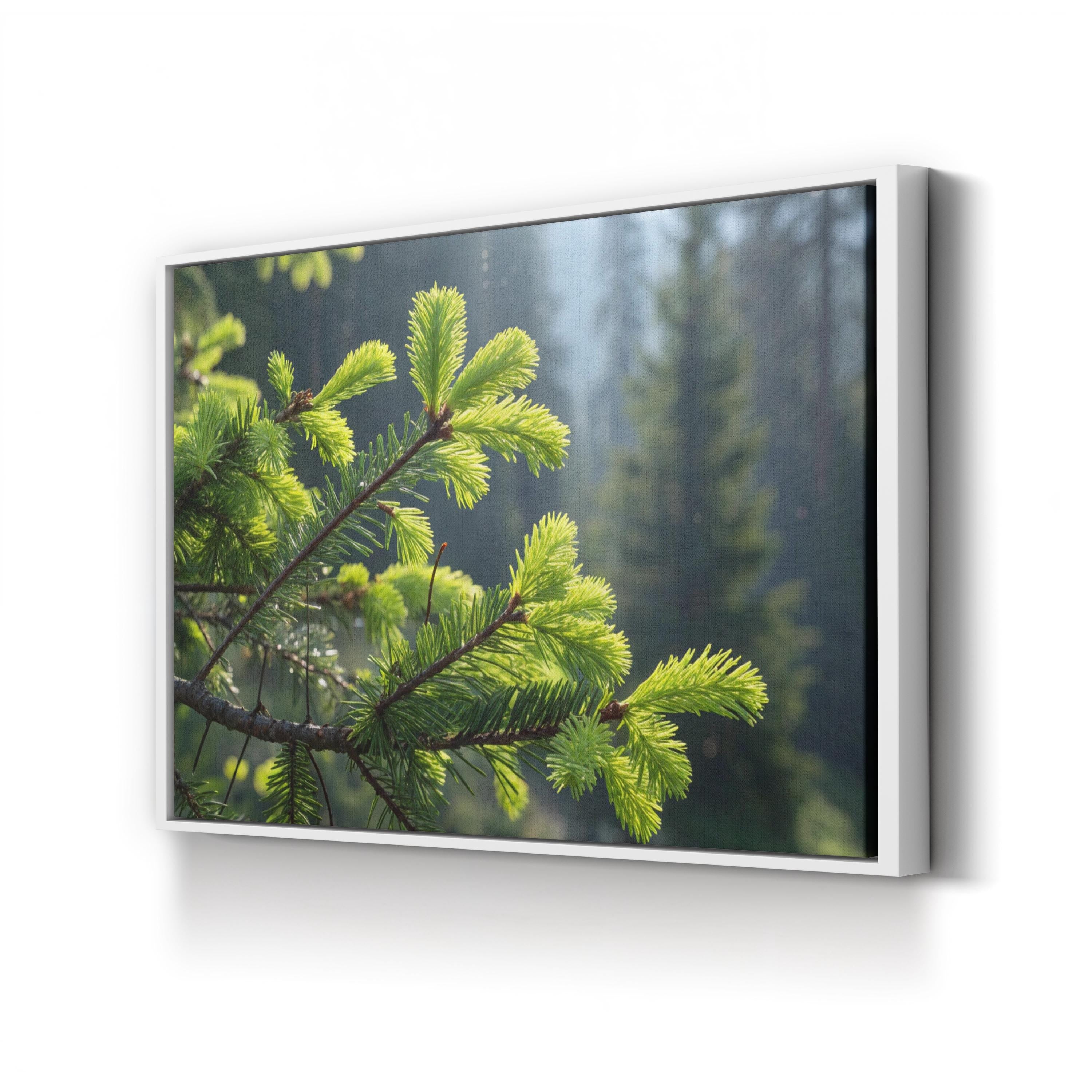 Pine Tree Needles Botanical – Vintage Photography Wall Art | Nature Canvas Print