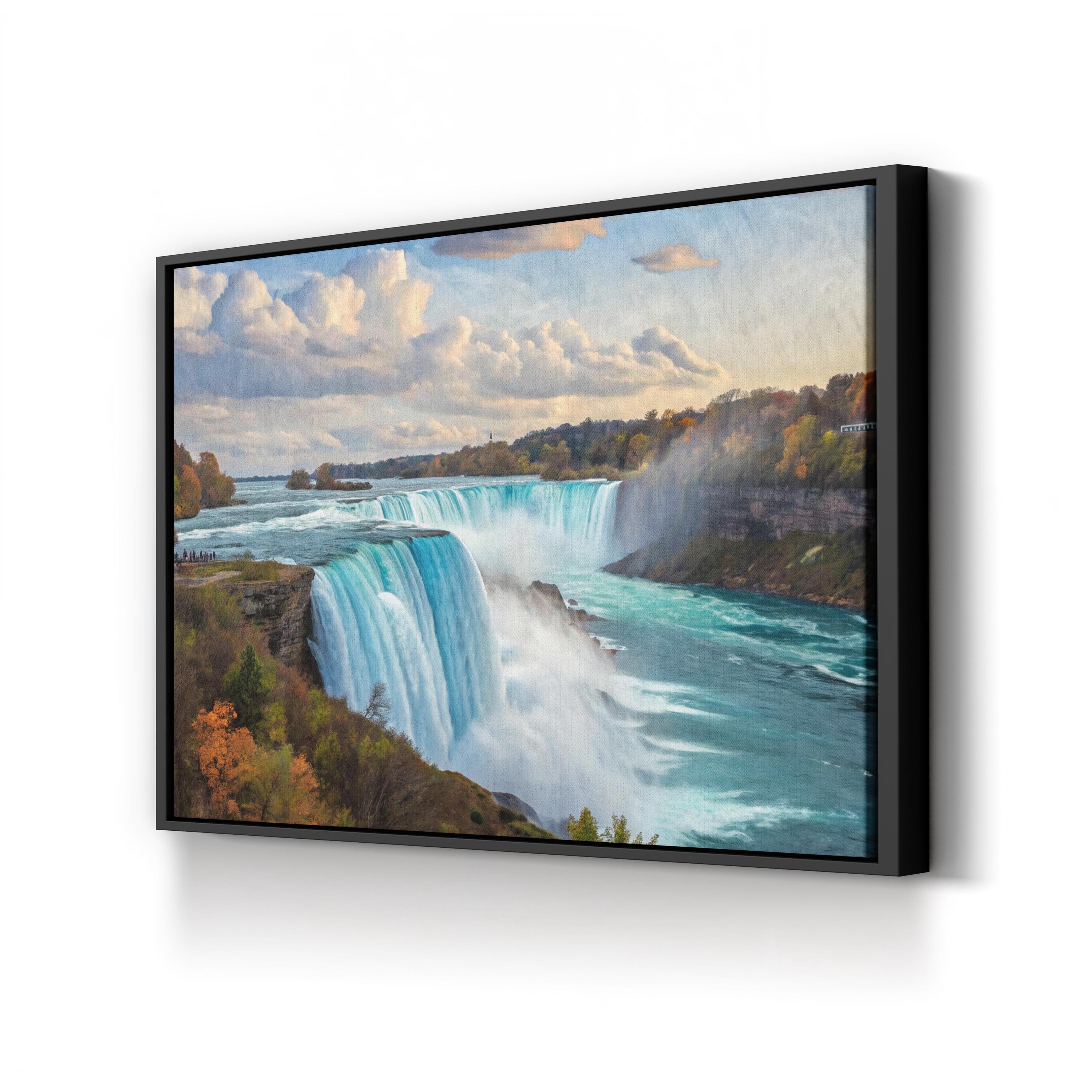 Niagara Falls Canvas Print – Majestic Waterfall Landscape