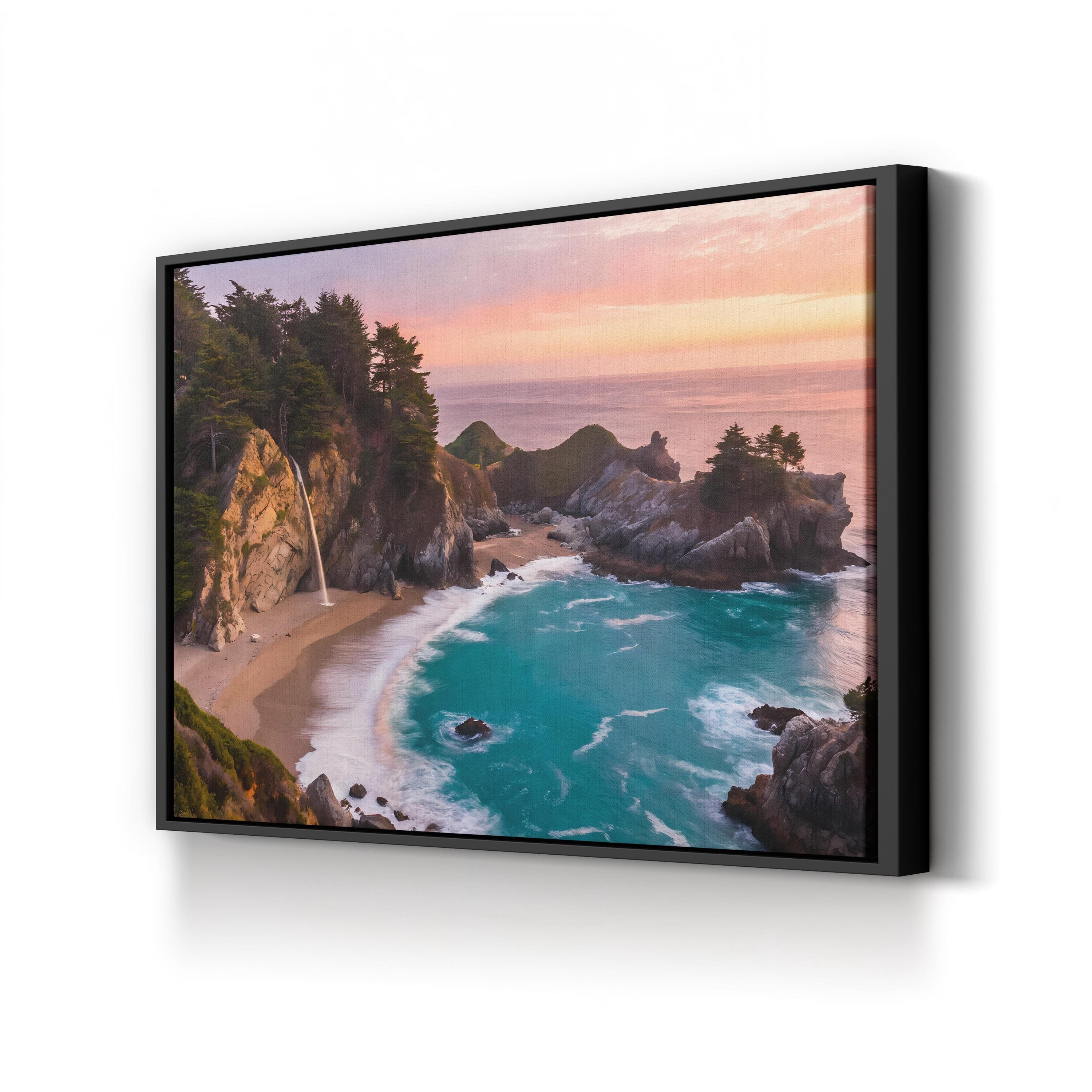 Big Sur Sunset Coastal Ocean View Wall Art