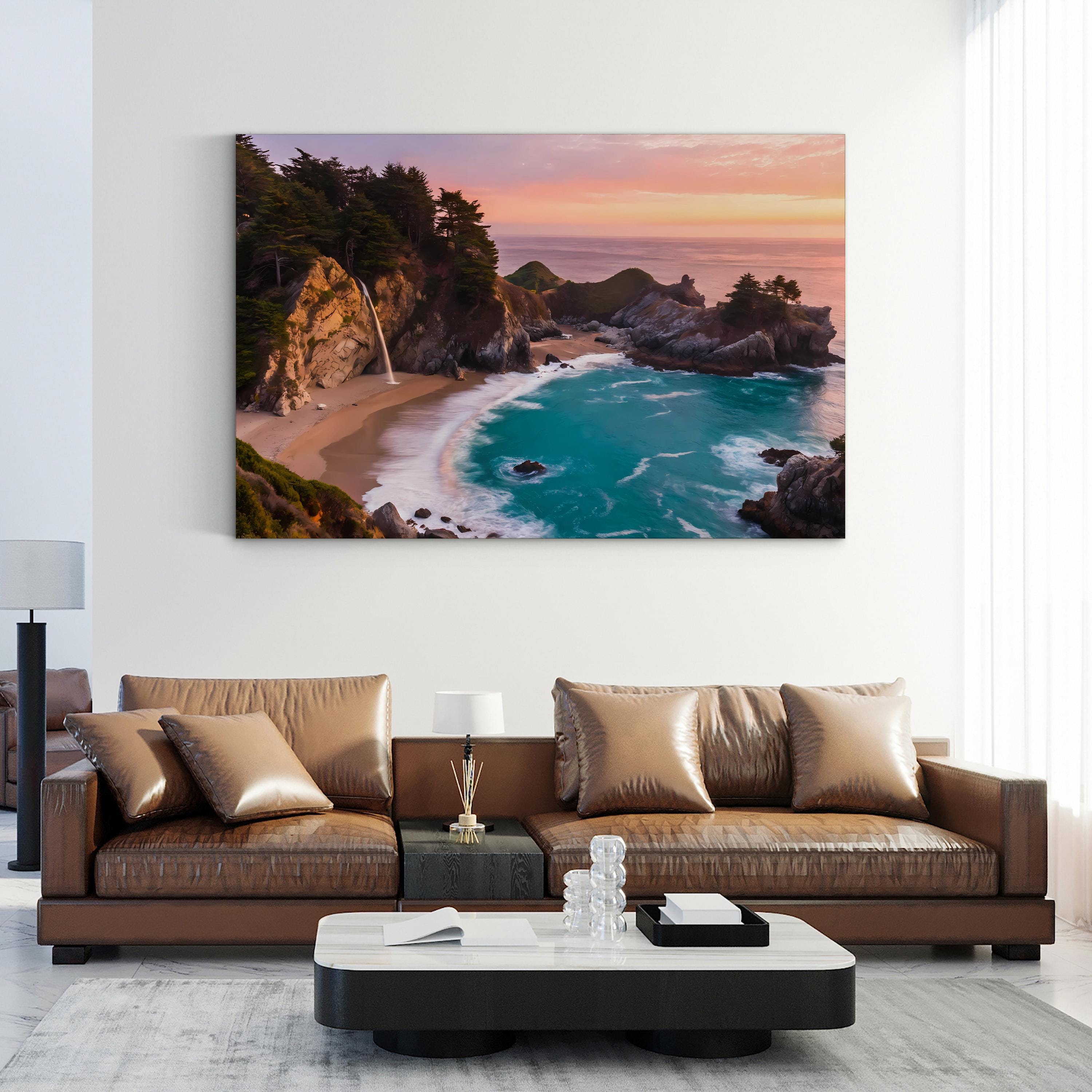 Big Sur Sunset Coastal Ocean View Wall Art