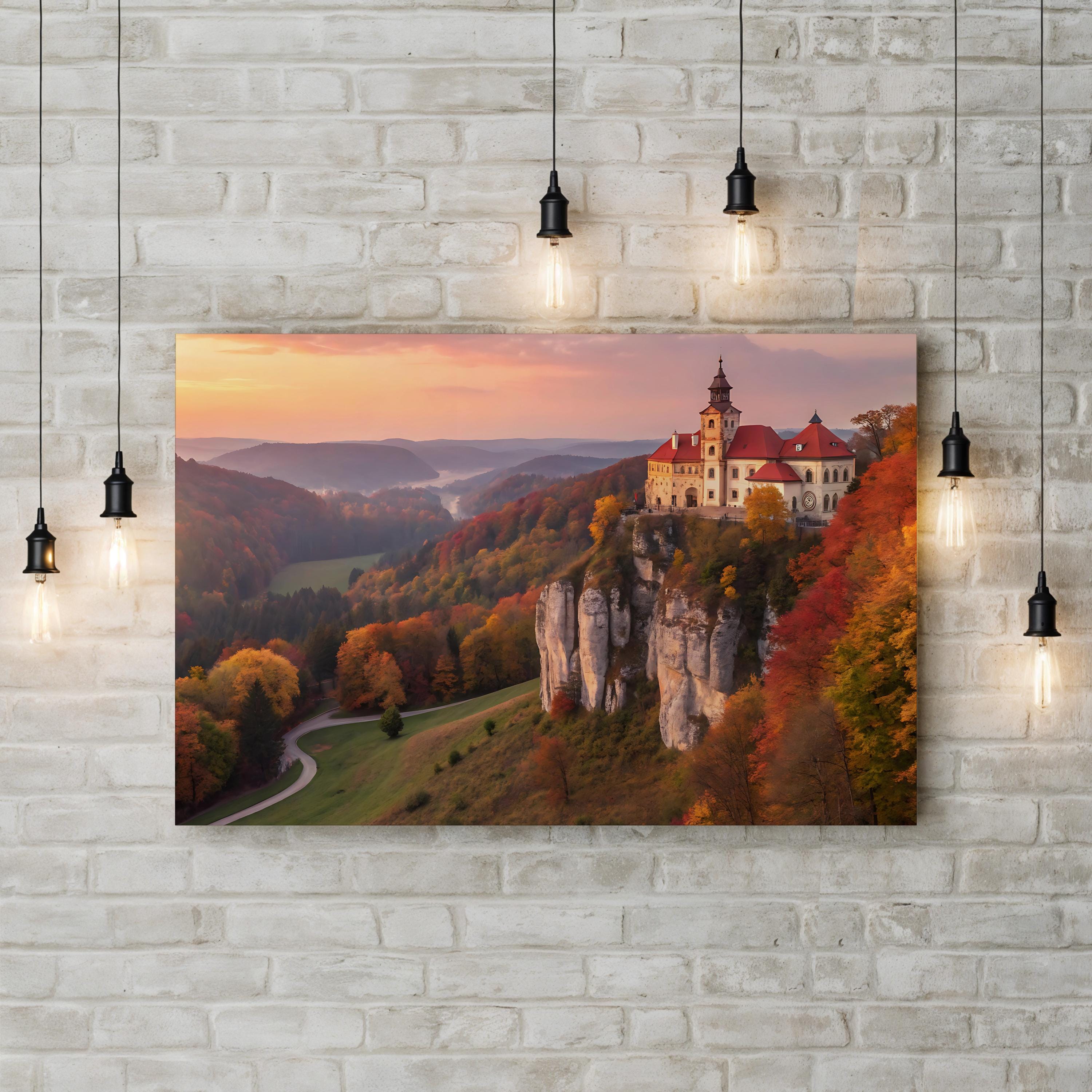 Renaissance Castle – Vintage Photography Wall Art | Architecture Landscape Canvas Print