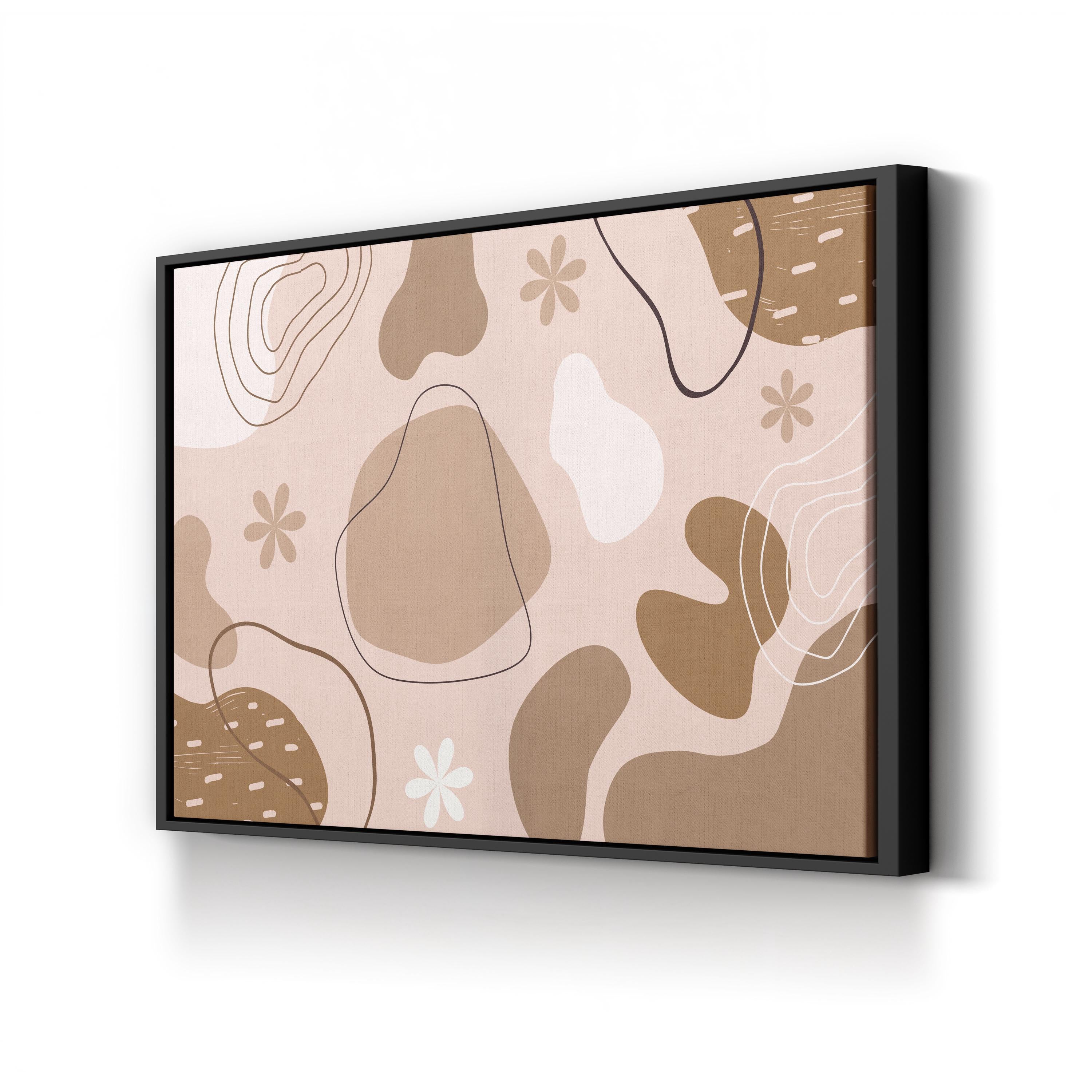 Mojave Desert Boho – Period Illustration Wall Art | Earthy Landscape Canvas Print