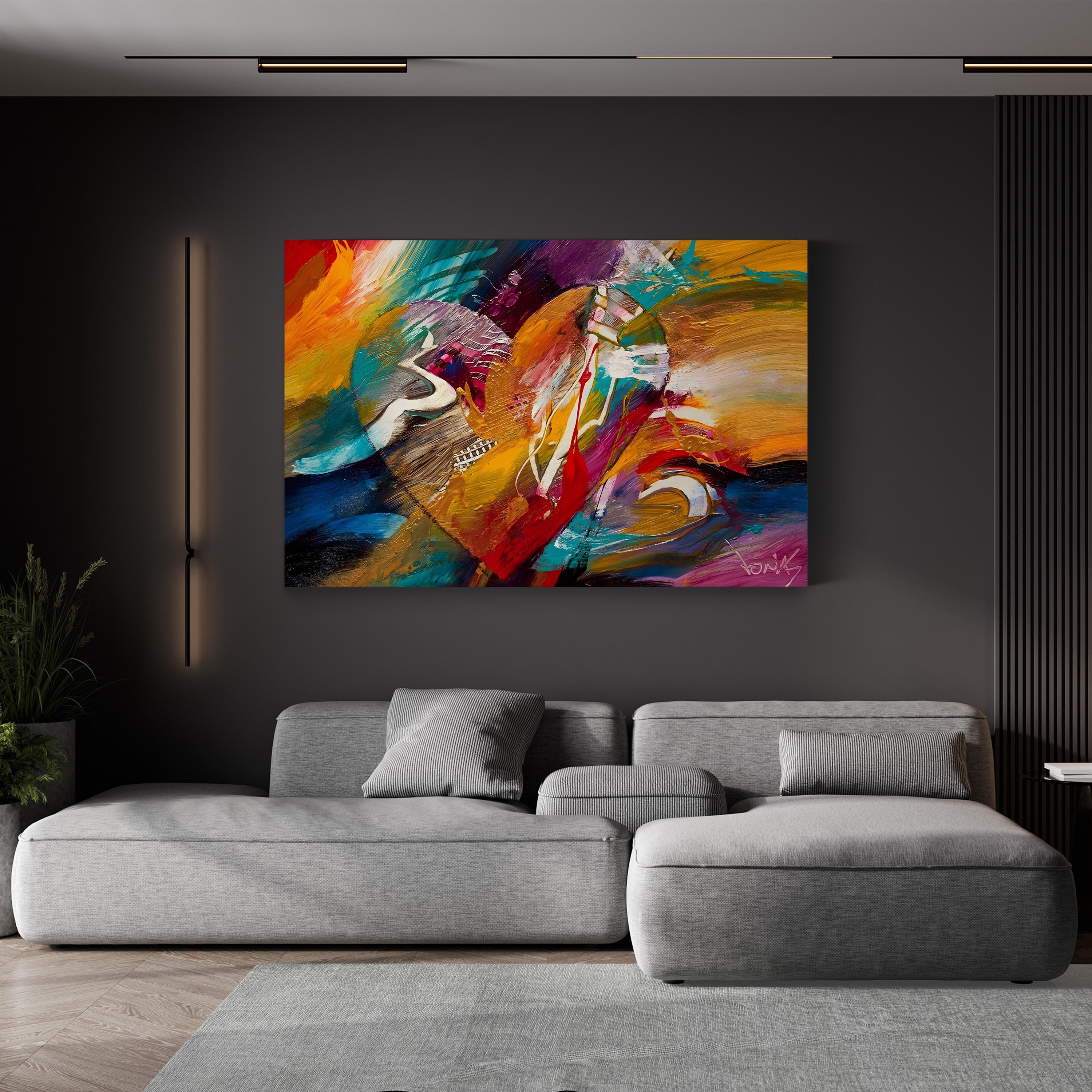 Heart Composition Free To Be Wall Art by Jonas Gerard