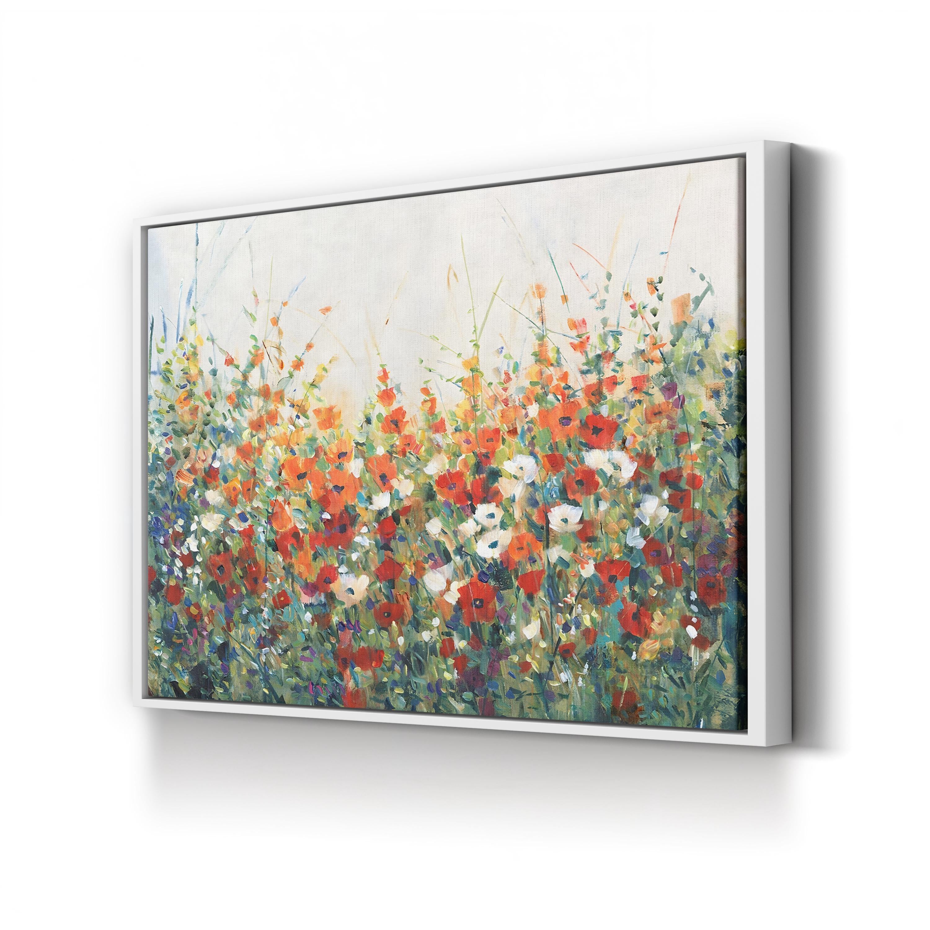 Garden in Bloom I Wall Art by Tim O’Toole – Contemporary Floral Canvas Print