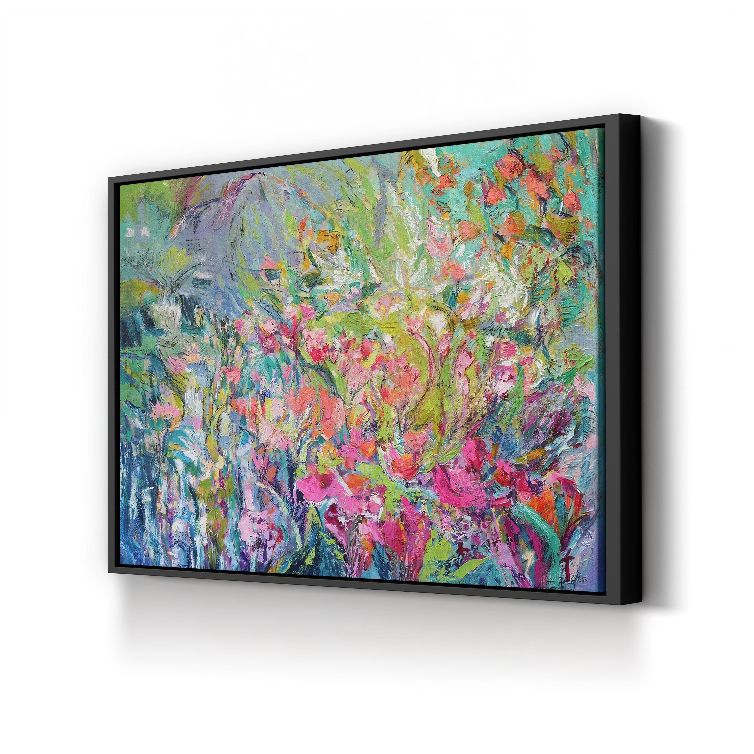 Garden of Light III Wall Art by Dorothy Fagan: Contemporary Botanical Canvas Print