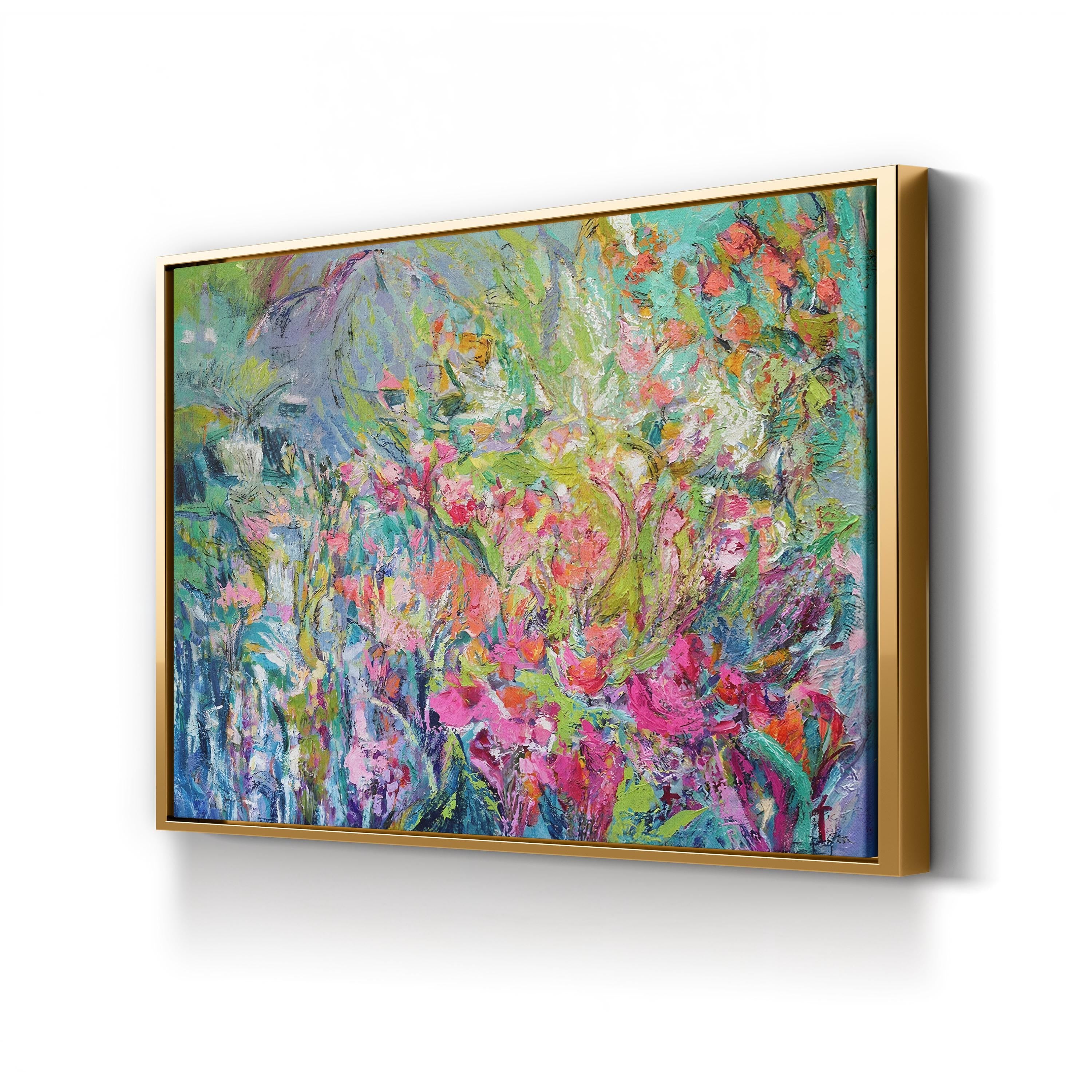 Garden of Light III Wall Art by Dorothy Fagan: Contemporary Botanical Canvas Print