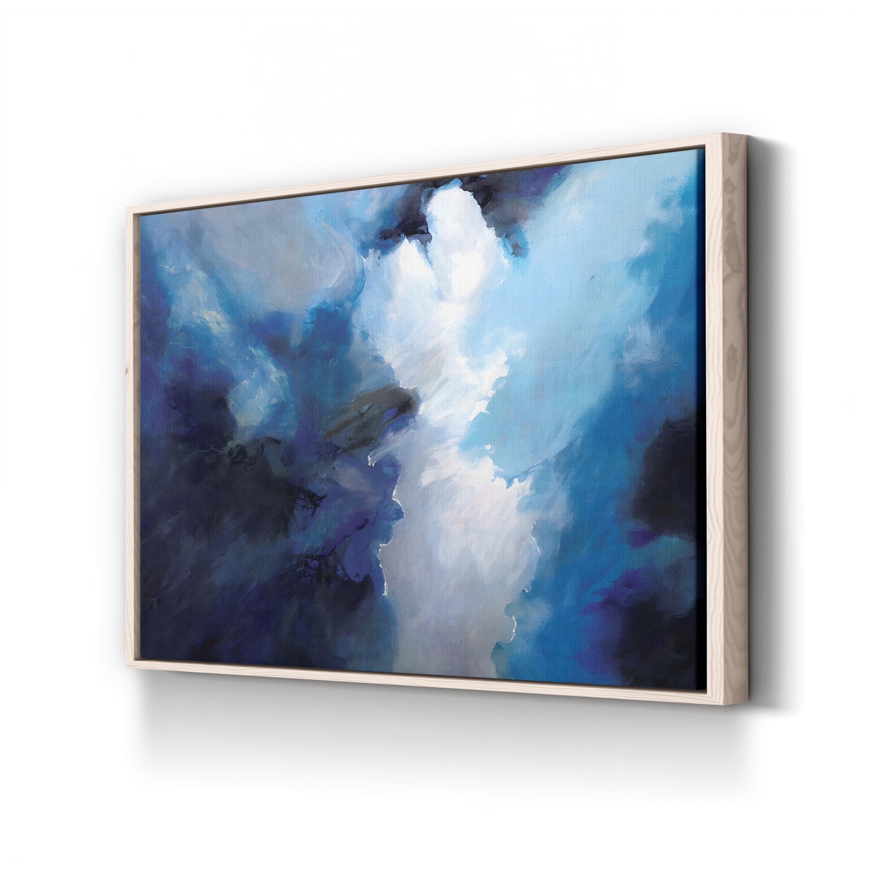 Gathering Storm Clouds Wall Art – Abstract Atmosphere | Contemporary Cloudscape Canvas Print