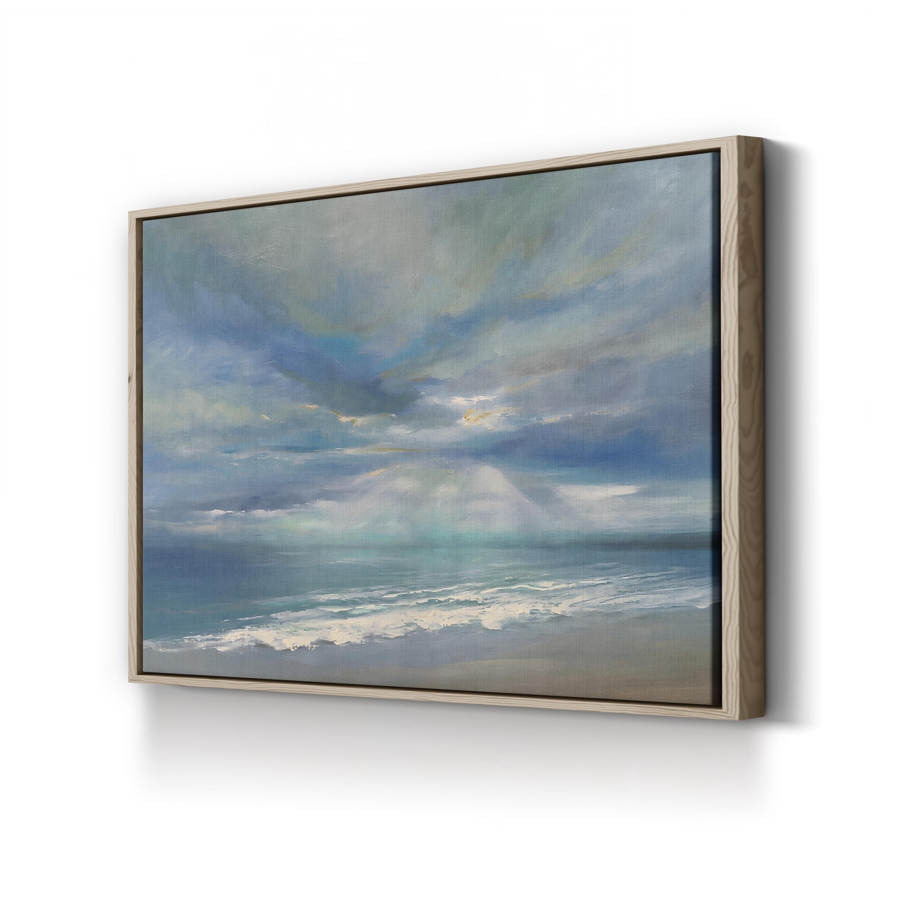 God Rays Wall Art | Dramatic Sky Landscape Canvas by Sheila Finch