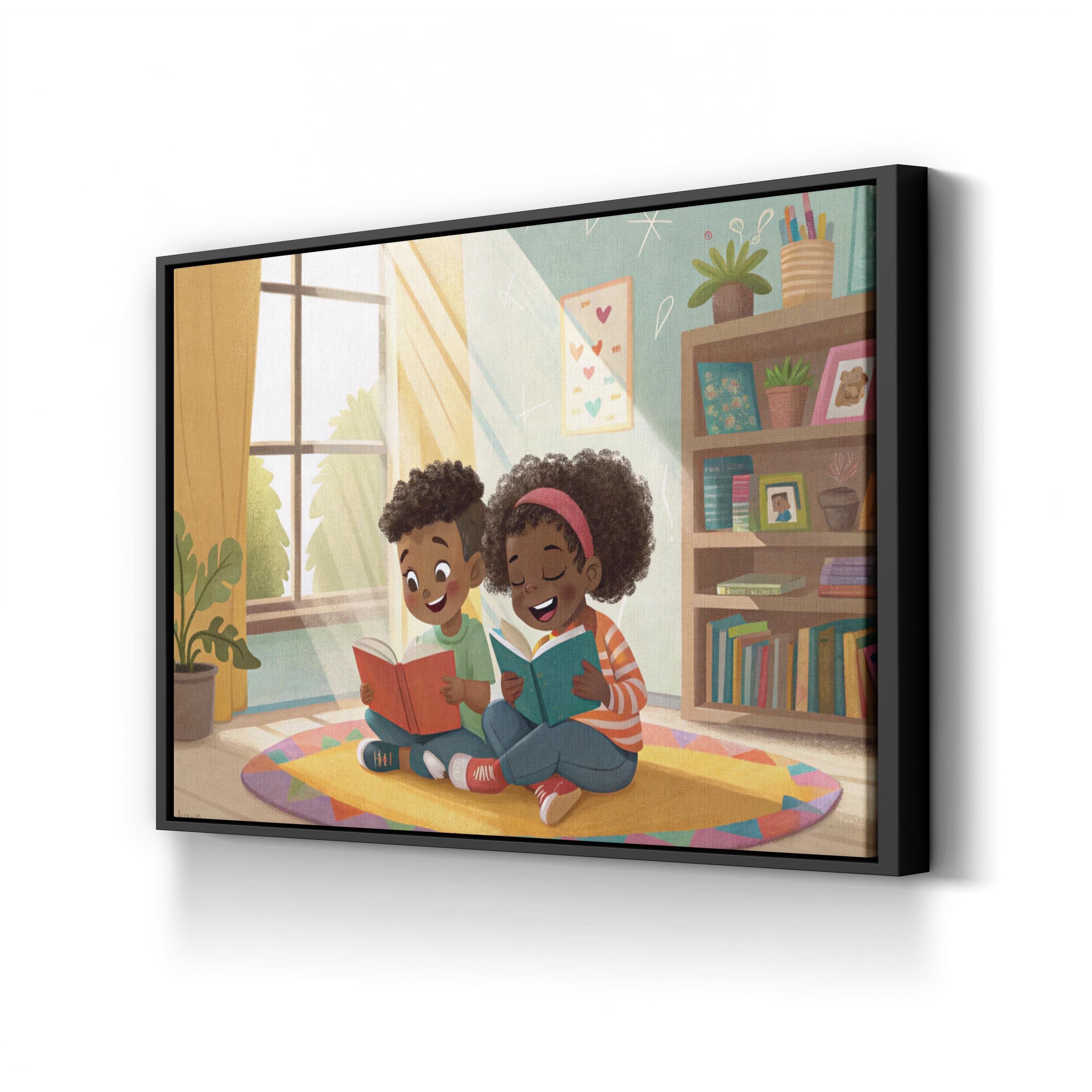 Storytime Companions – Period Illustration Wall Art | Nursery Canvas Print