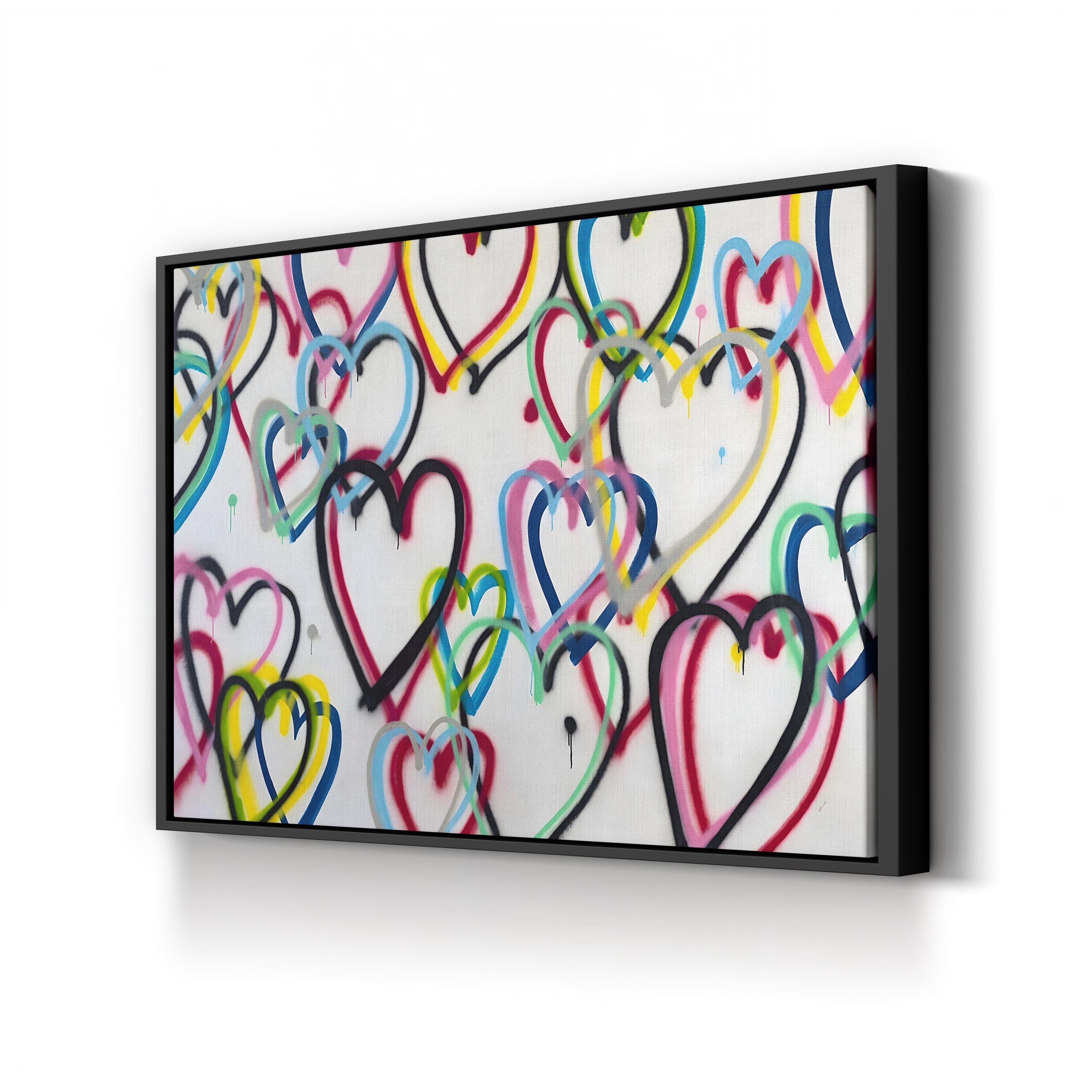 Soul and Colorful Expressionist Heart by Sydney Edmunds