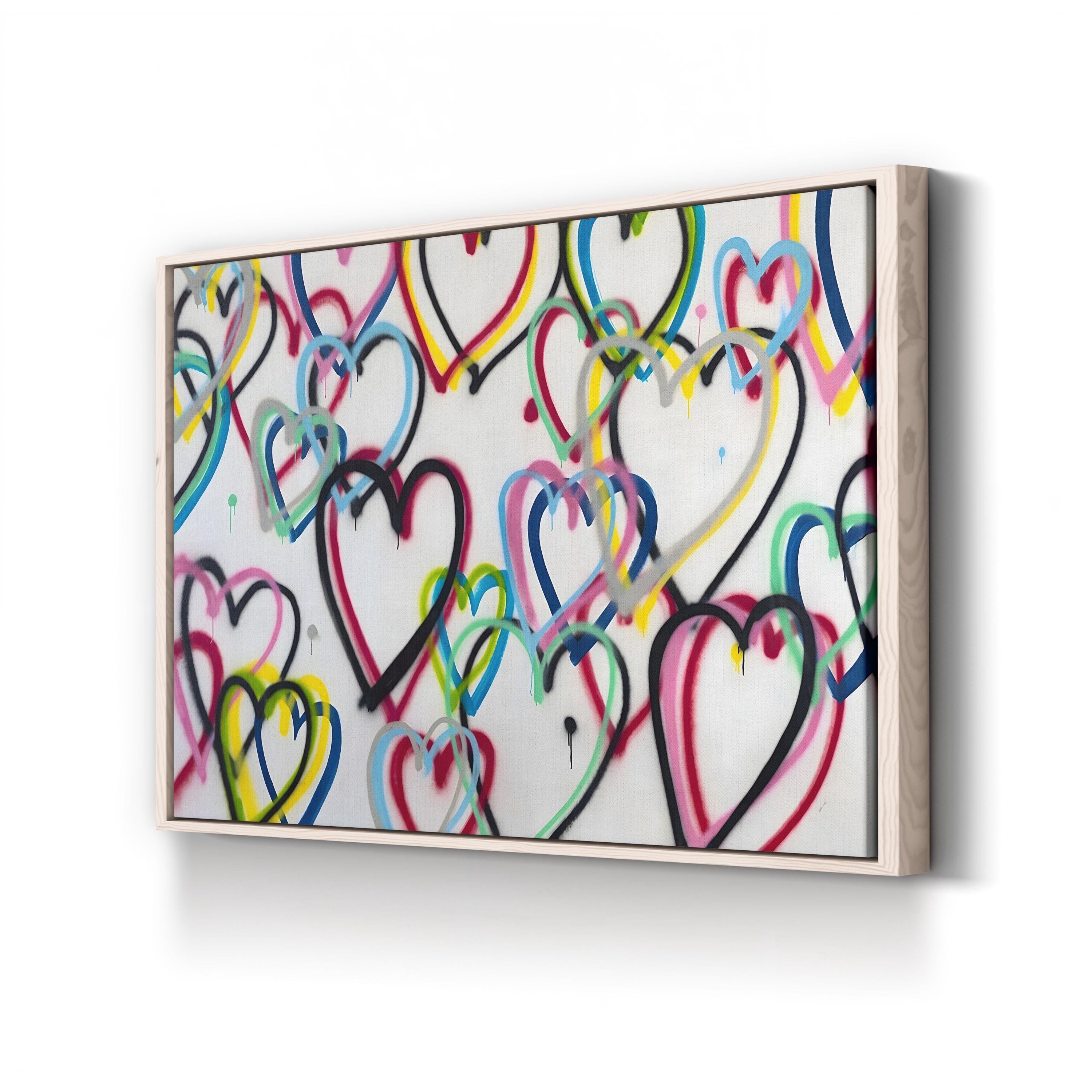 Soul and Colorful Expressionist Heart by Sydney Edmunds