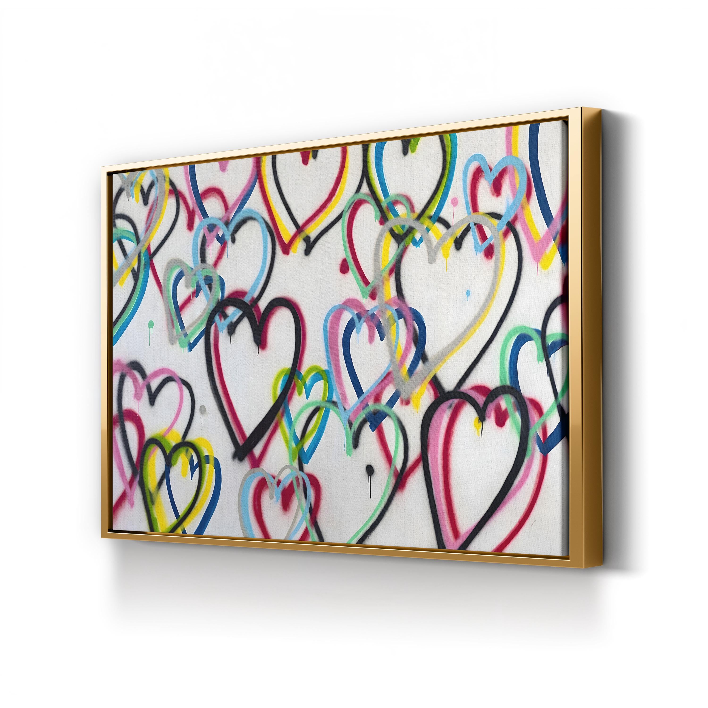 Soul and Colorful Expressionist Heart by Sydney Edmunds