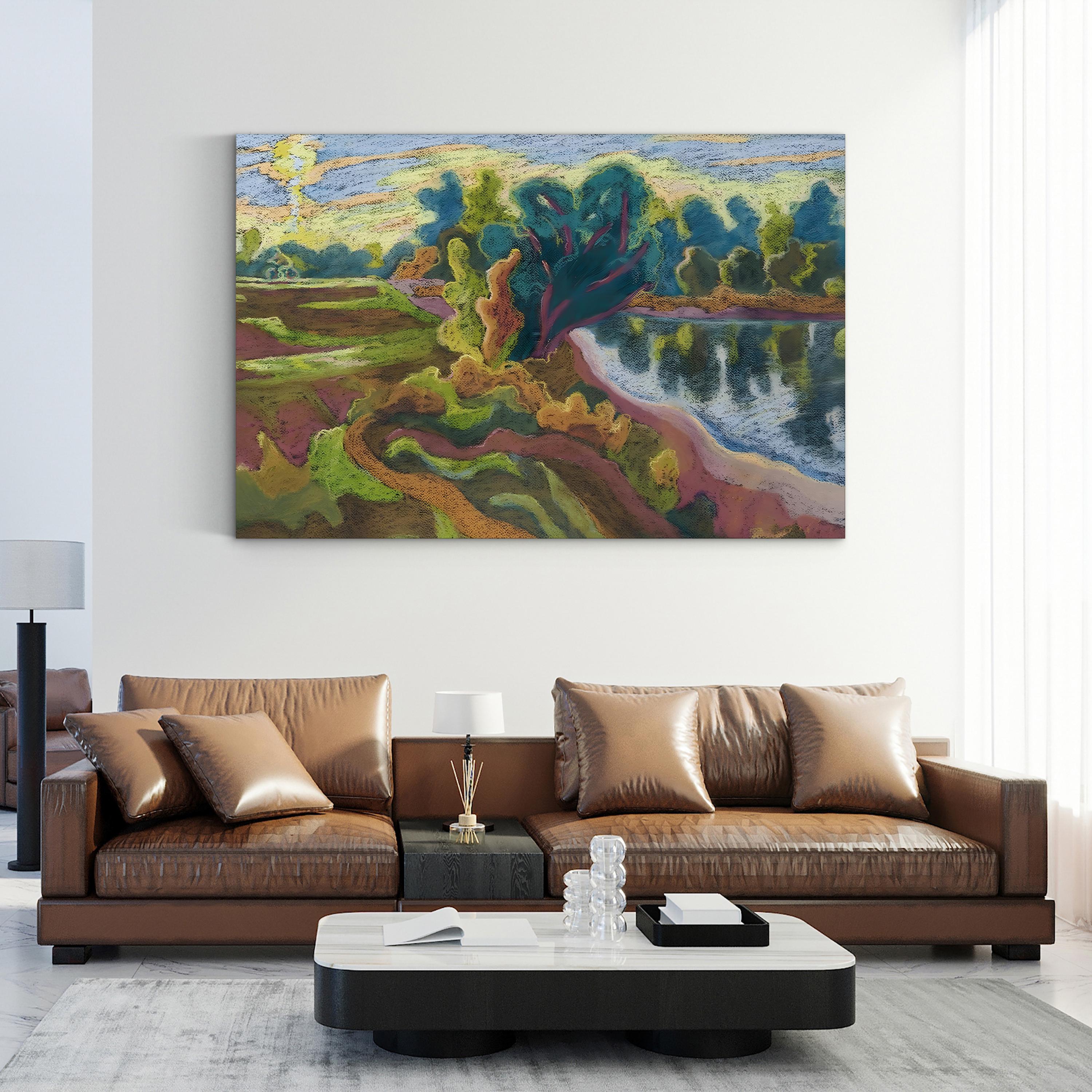 Idyll, 2008 Wall Art by Marta Martonfi-Benke