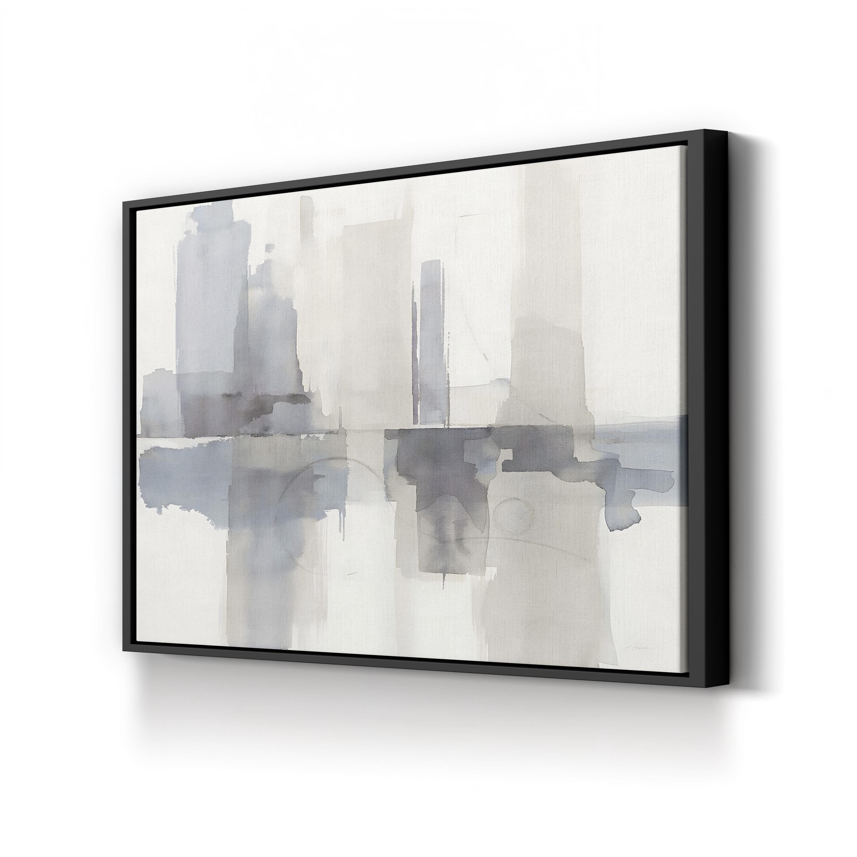 Improvisation II Gray Crop Wall Art by Mike Schick