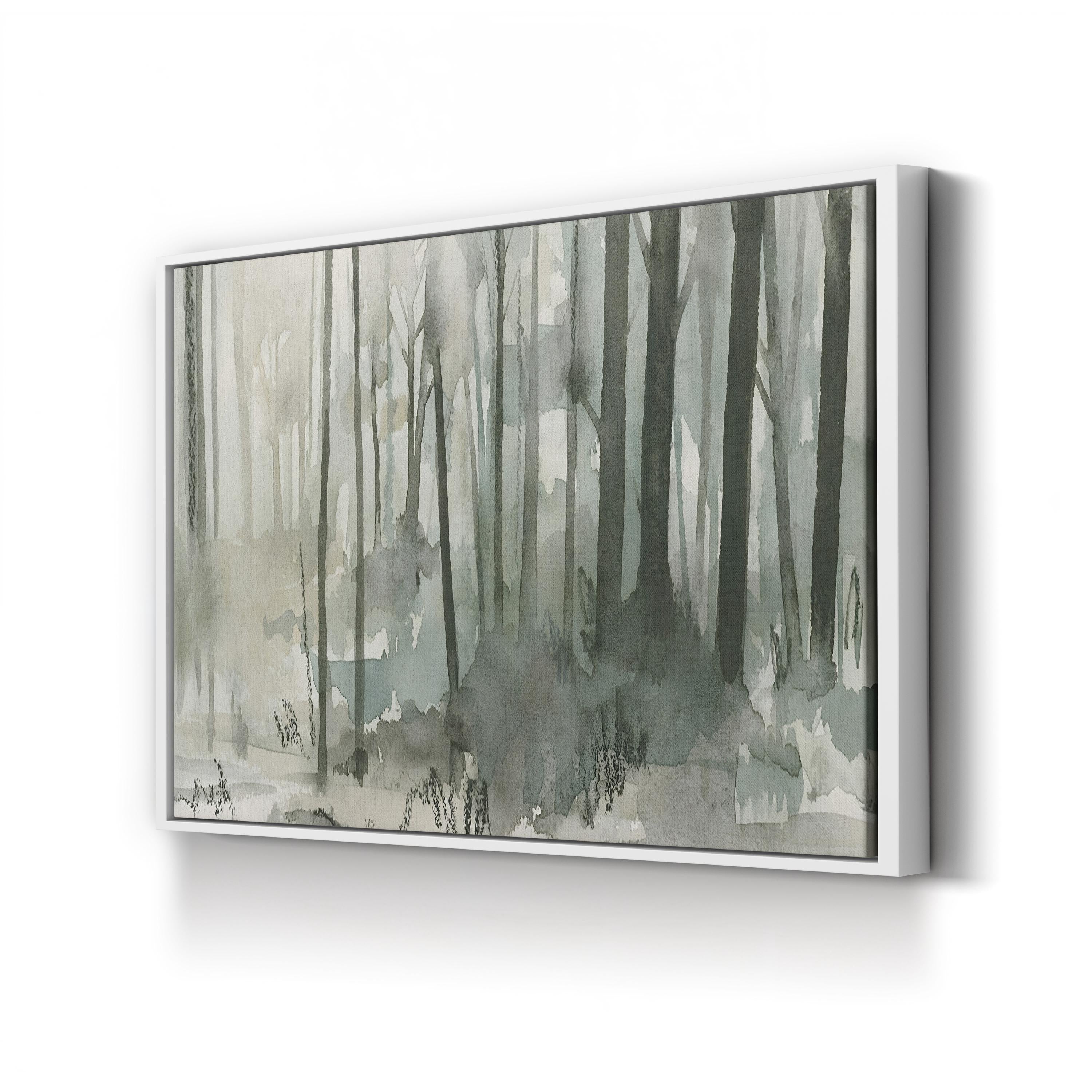 Into the Woods II Wall Art – Contemporary Forest Landscape Canvas by Emma Caroline
