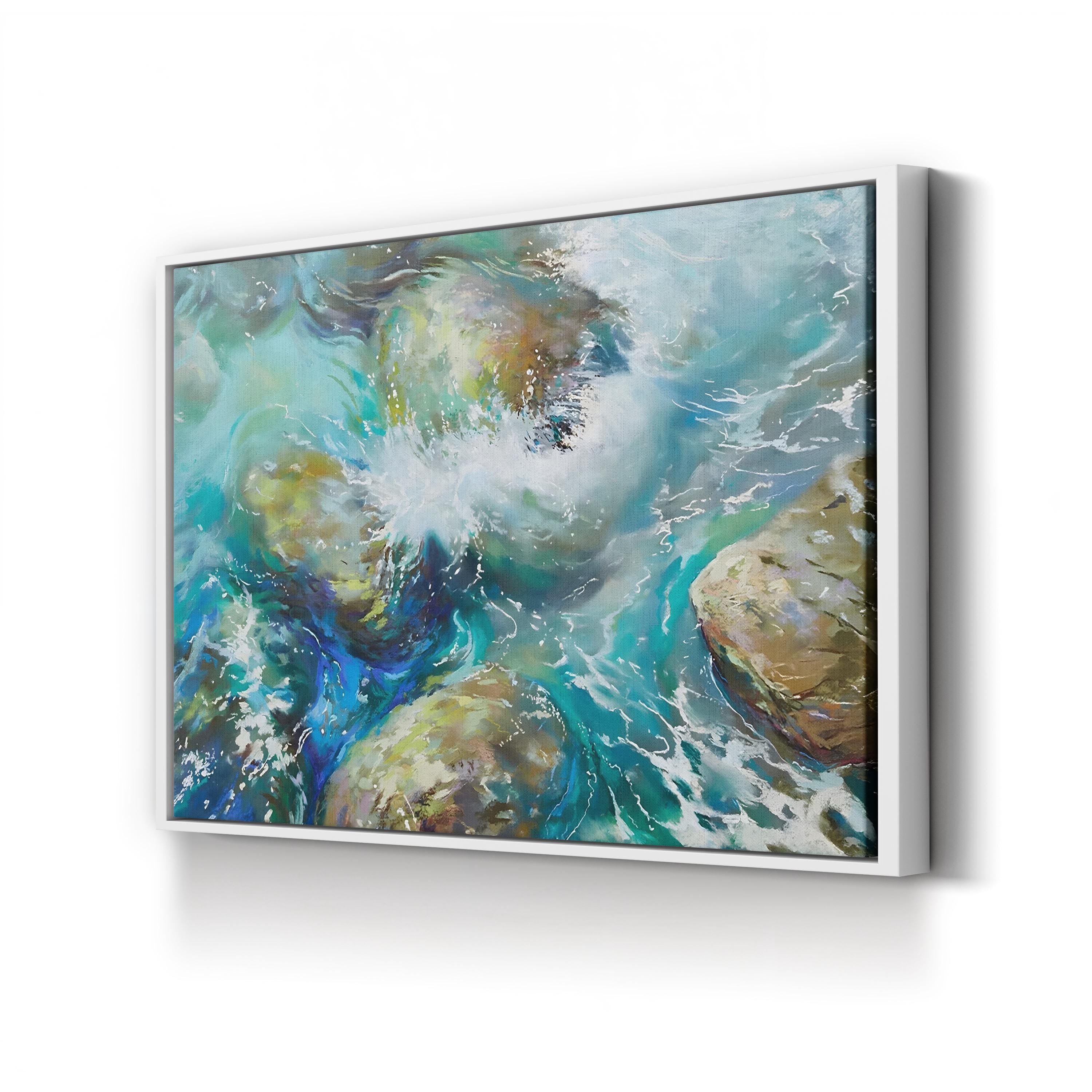 Jewels of the Sea Canvas Art – Nel Whatmore Coastal Nautical Abstract Wall Print