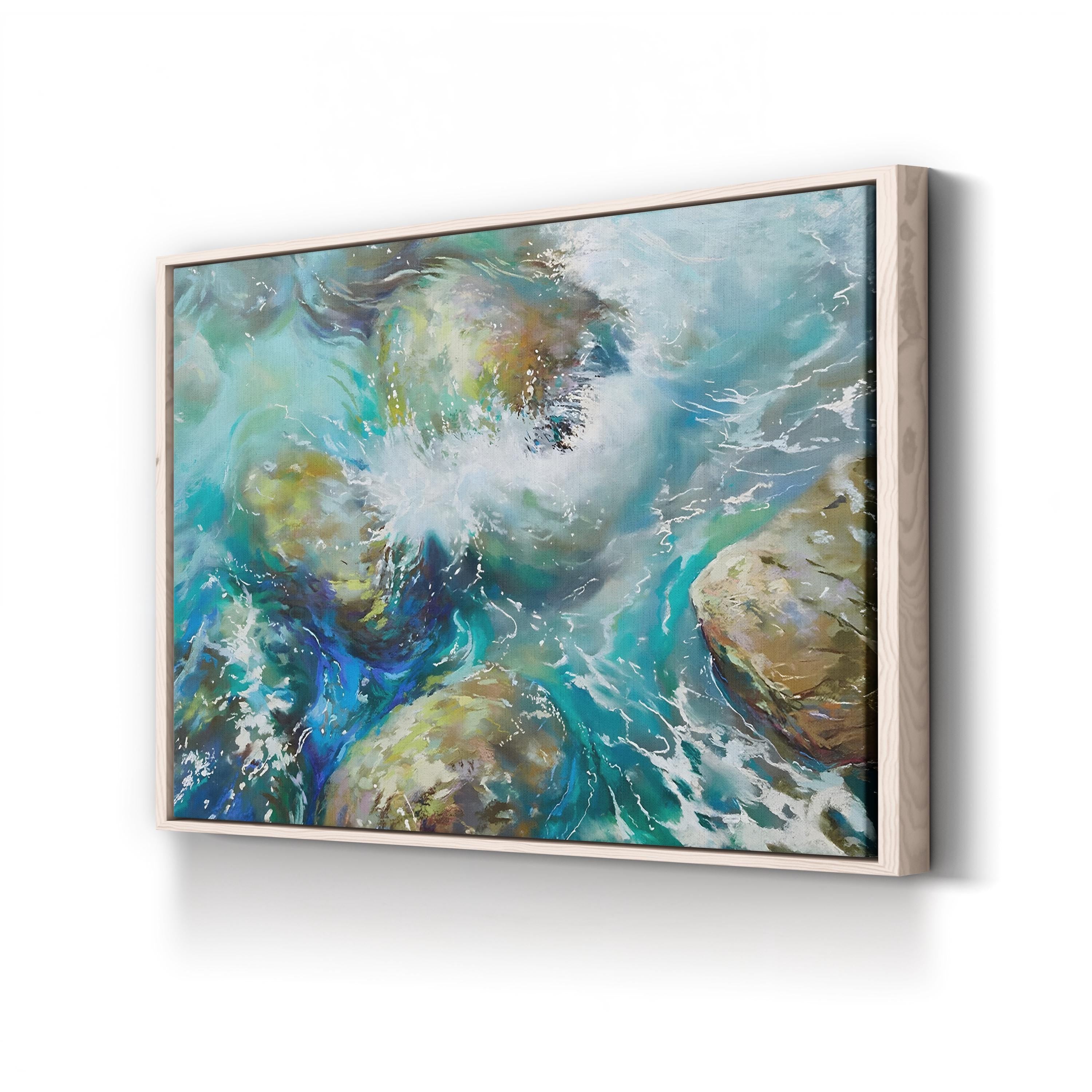 Jewels of the Sea Canvas Art – Nel Whatmore Coastal Nautical Abstract Wall Print