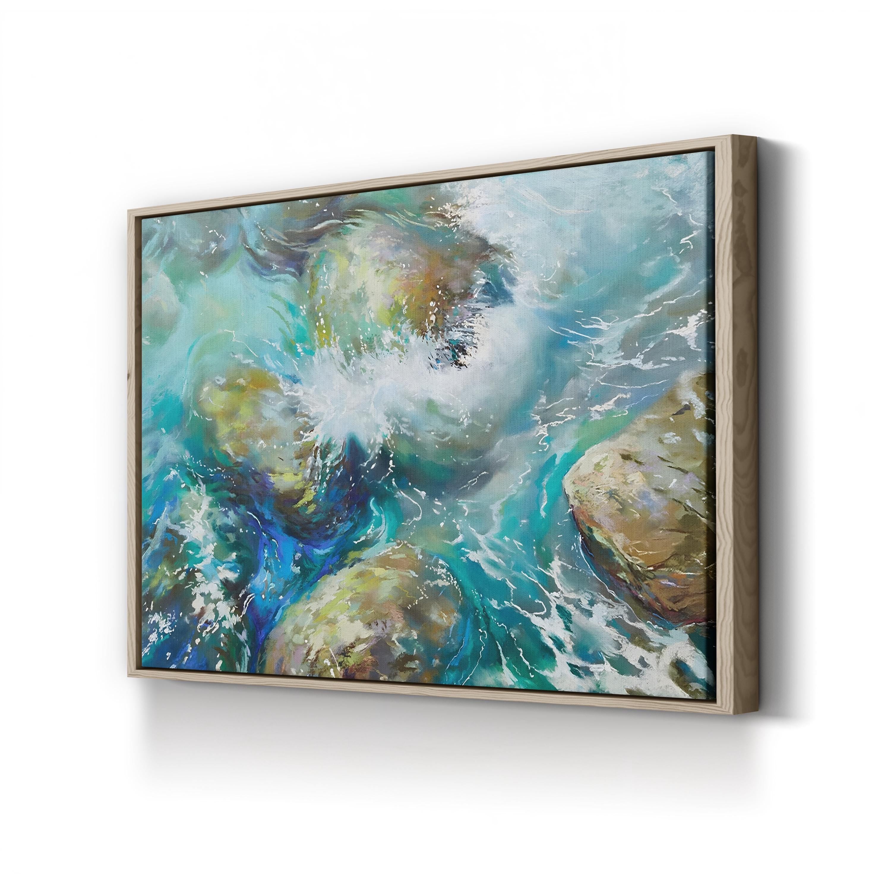 Jewels of the Sea Canvas Art – Nel Whatmore Coastal Nautical Abstract Wall Print