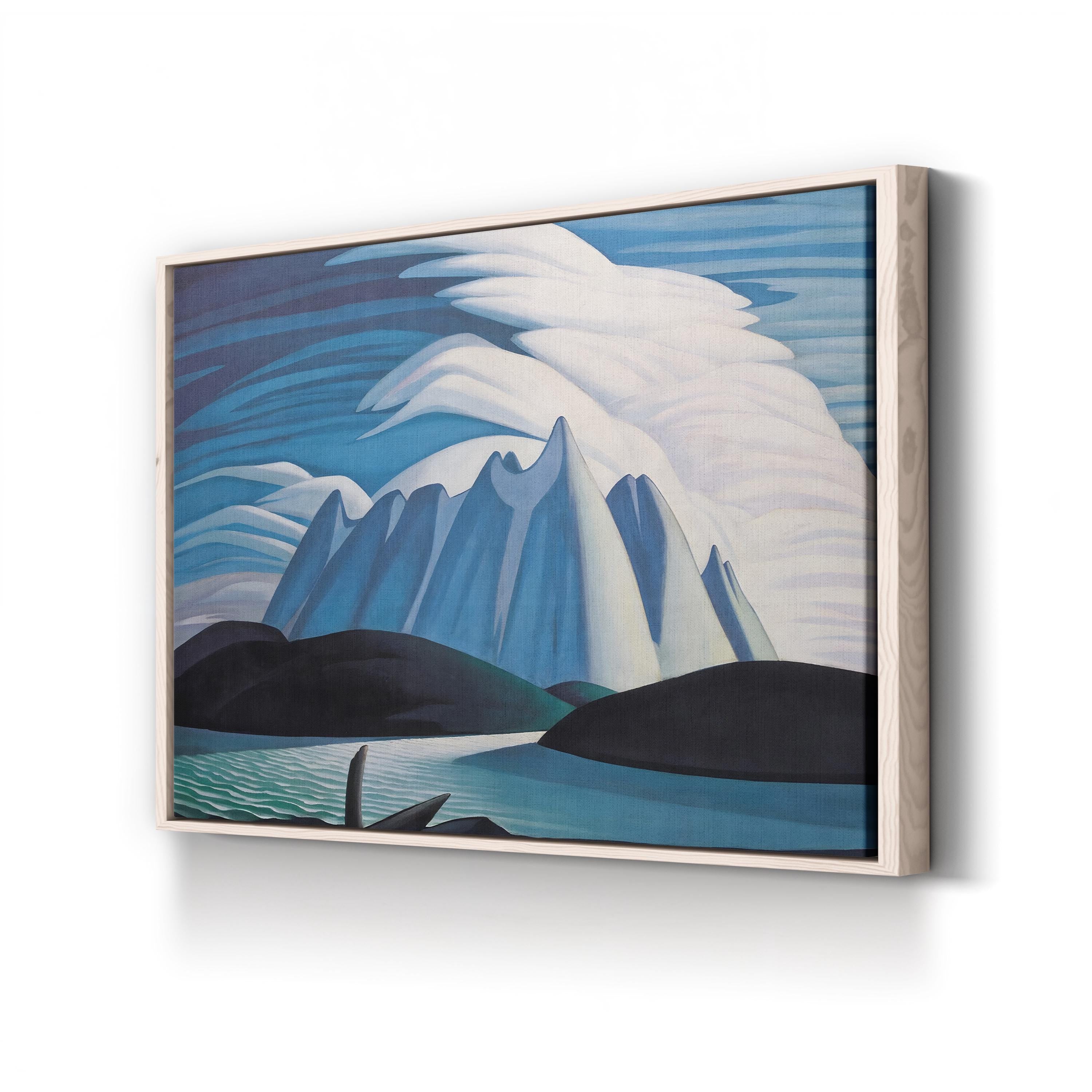 Lake and Mountain Wall Art by Lawren Harris | Canadian Group of Seven Landscape Canvas Print