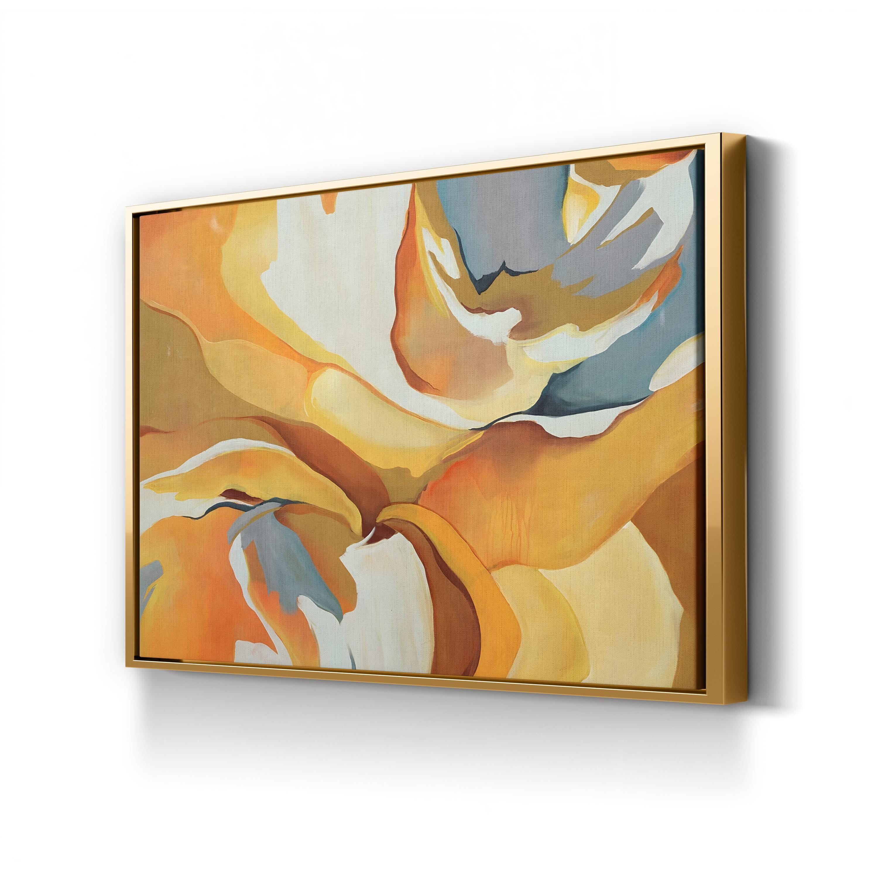 Lemon Poppyseed – Contemporary Abstract Canvas Wall Art by Sydney Edmunds