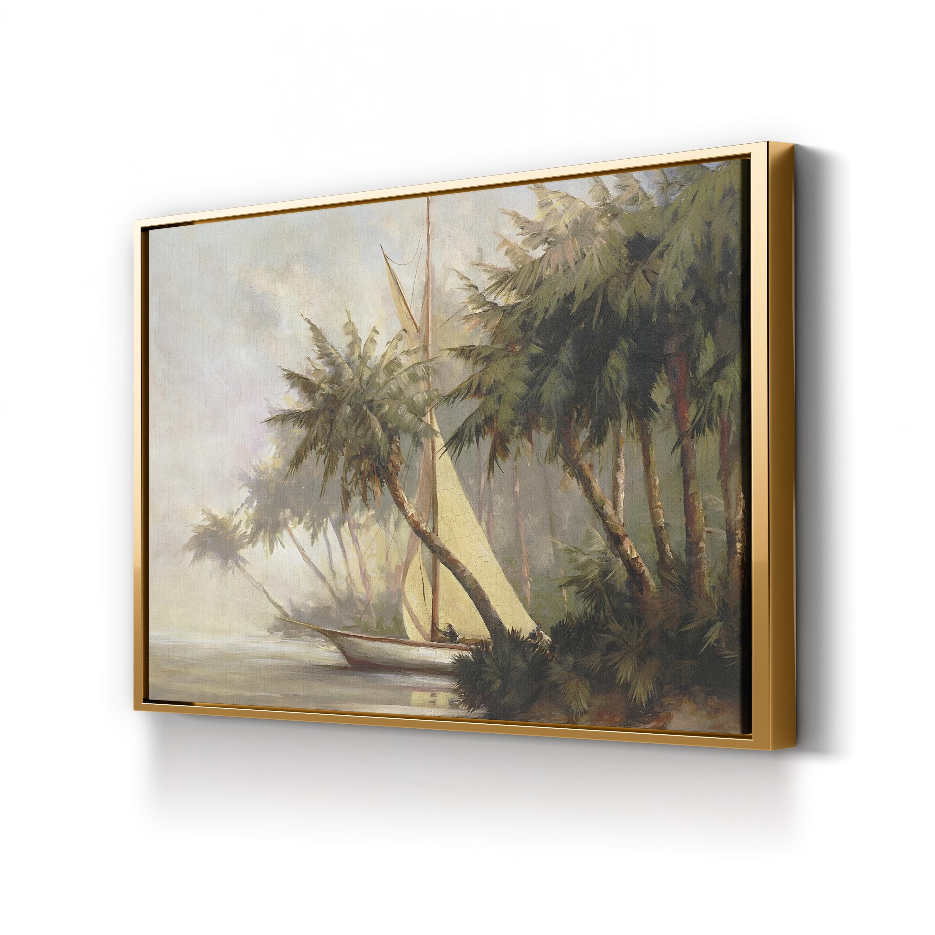 Leaving Out | Abstract Sailboat Coastal Wall Art