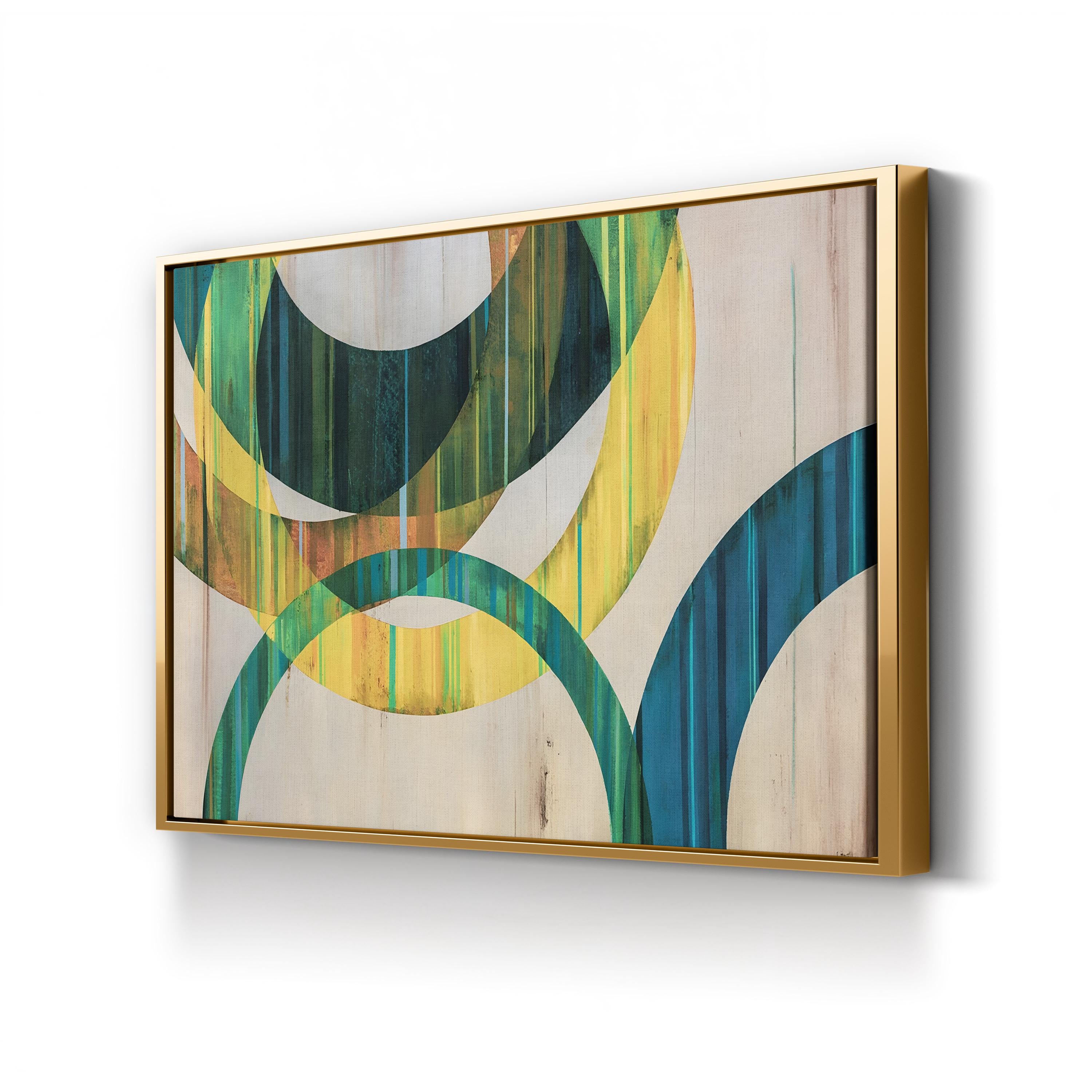 Loopdy Loop Abstract Geometric Wall Art by Sydney Edmunds