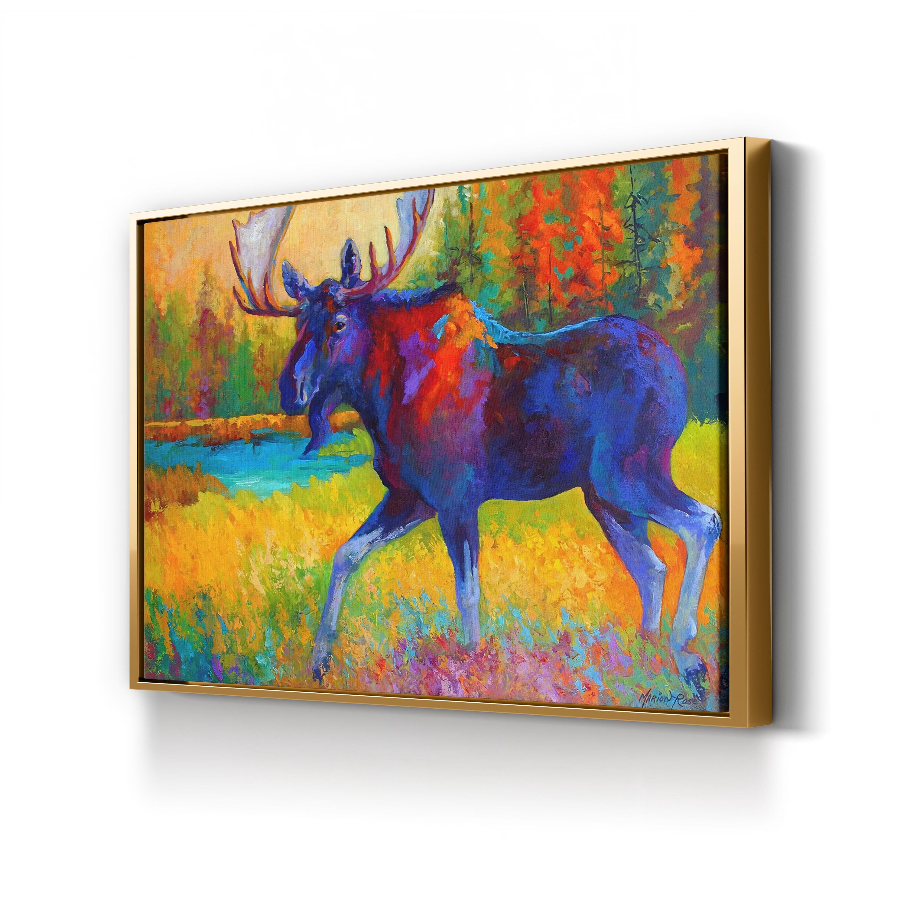 Majestic Moose Wall Art by Marion Rose