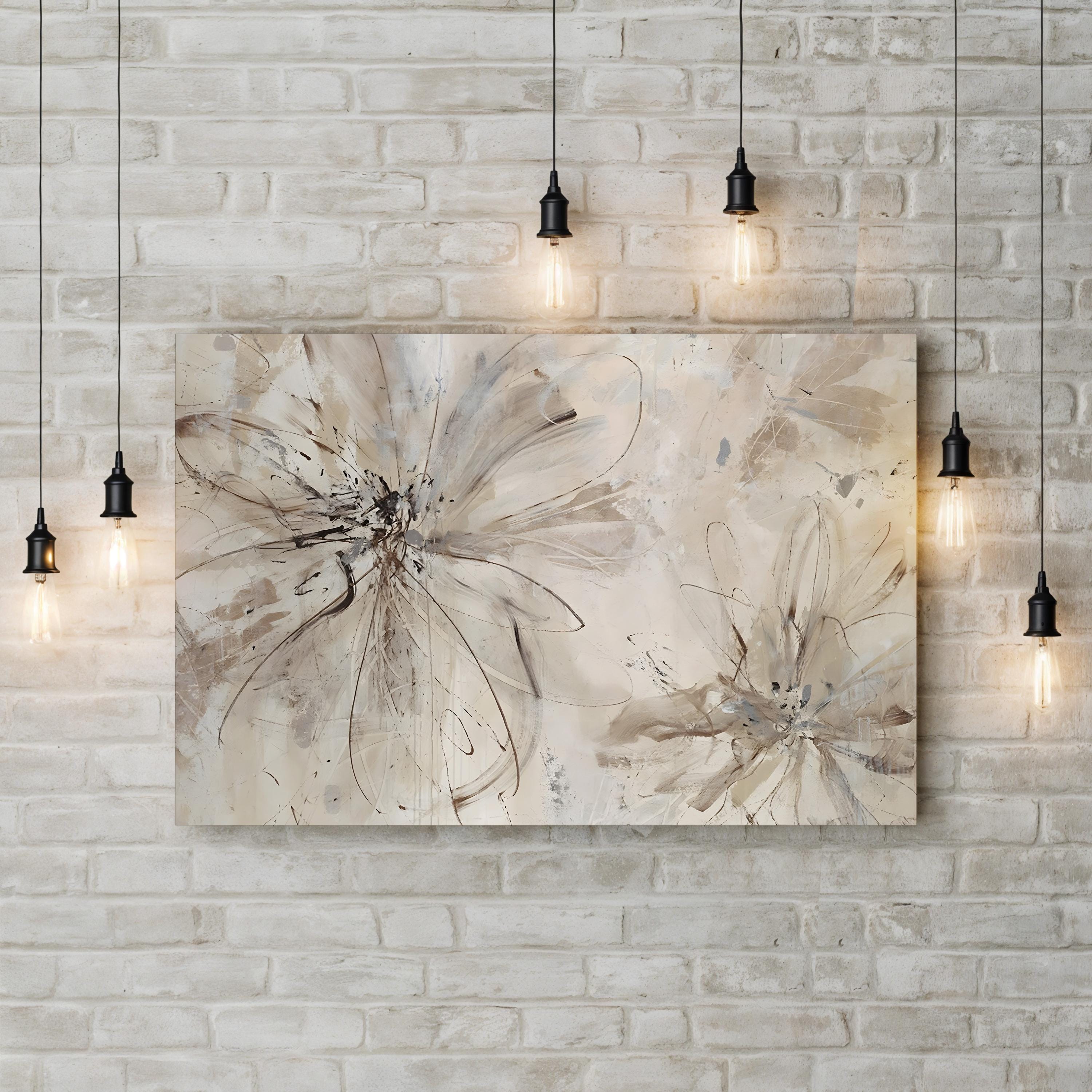 Milk and Honey Floral Wall Art by Sydney Edmunds